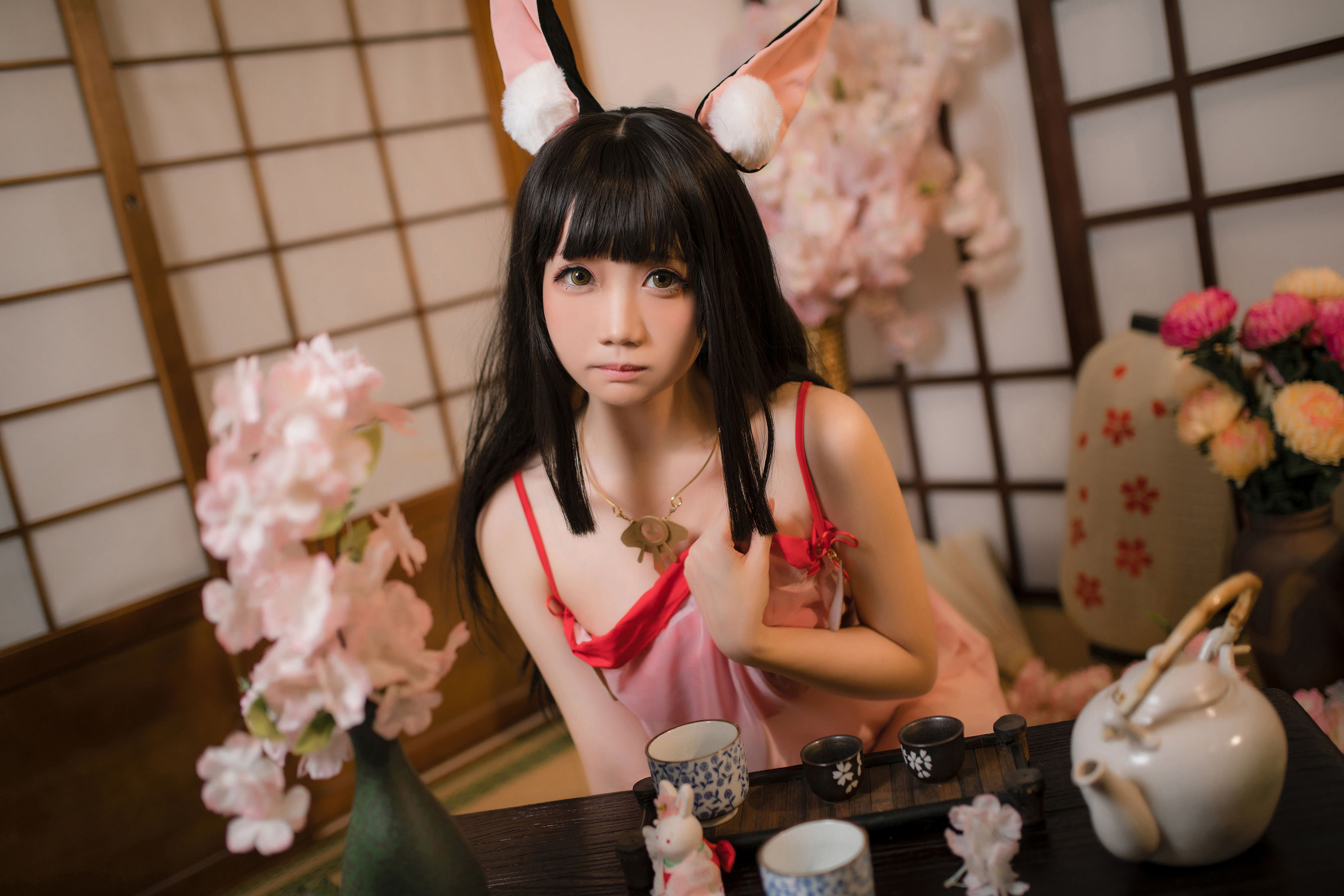 焖焖碳 – 碧蓝航线 長門睡衣 [27P] - 秀人网免费无水印在线套图写真