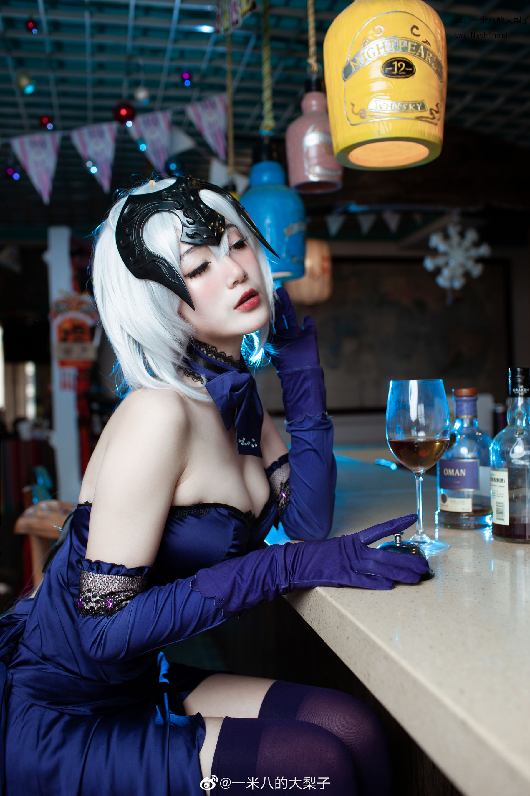 一米八的大梨子 – 黑贞晚餐 [9P] - 秀人网免费无水印在线套图写真