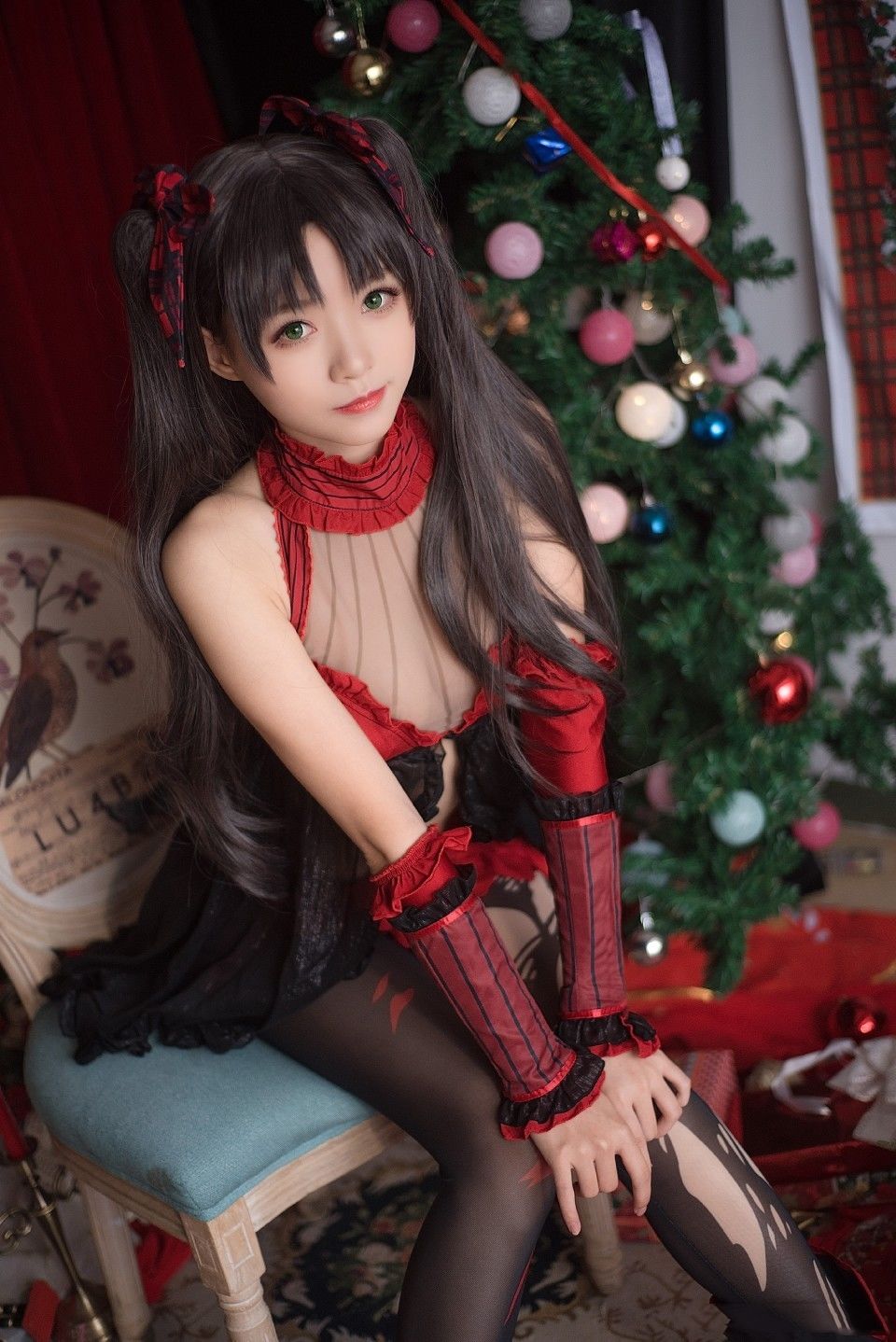 动漫博主大大卷卷小卷 – 内衣双马尾 [8P] - 秀人网免费无水印在线套图写真