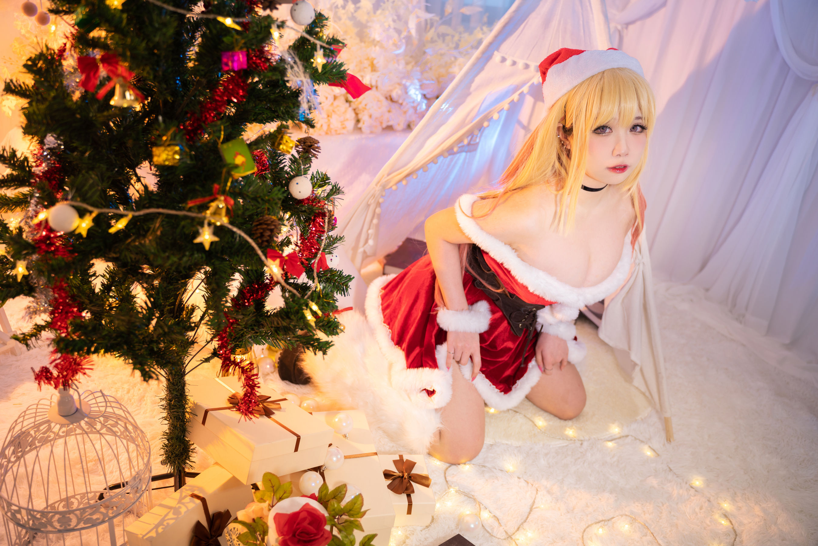 贞子蜜桃 – 喜多川夢海 圣诞 [70P] - 秀人网免费无水印在线套图写真