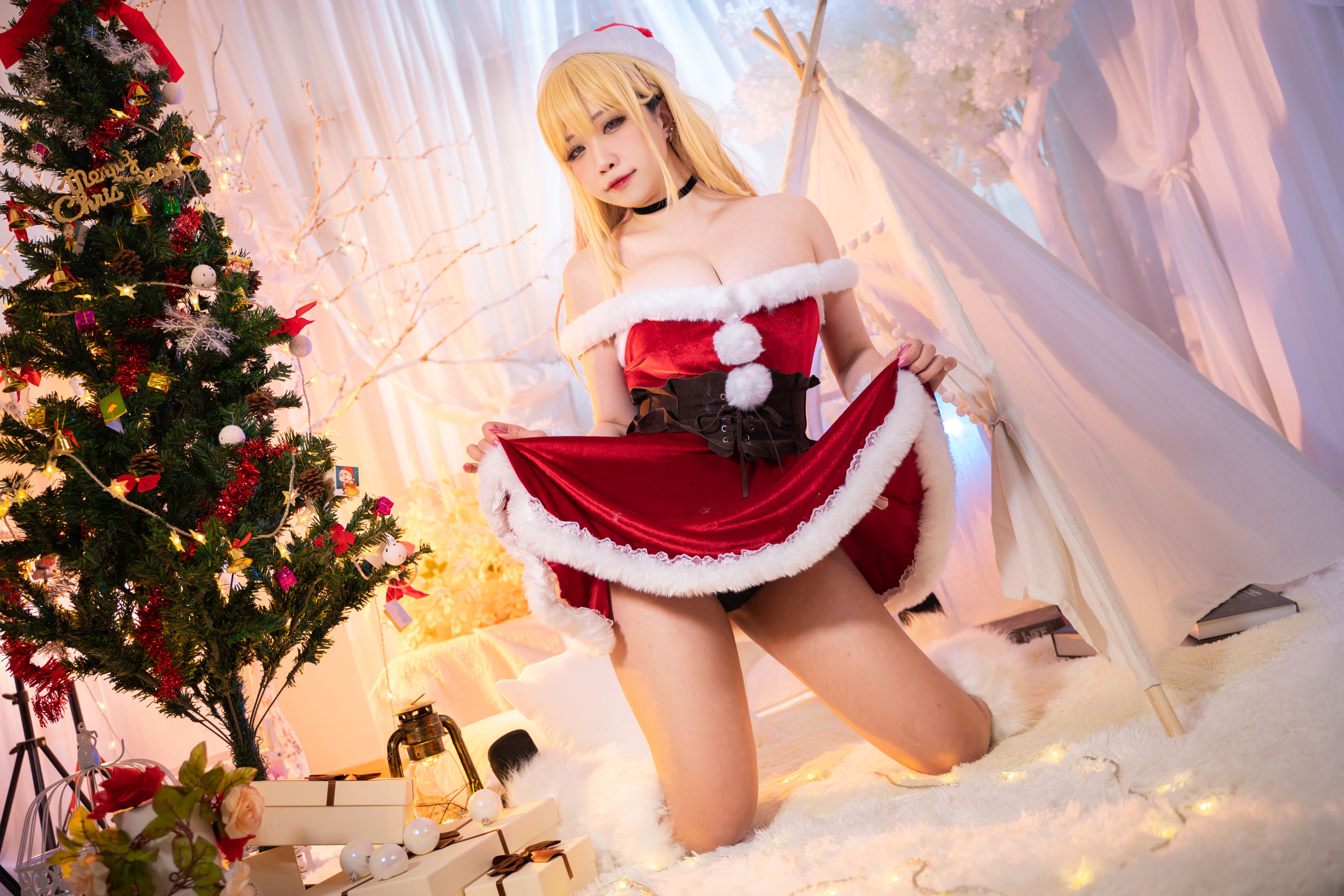 贞子蜜桃 – 喜多川夢海 圣诞 [70P] - 秀人网免费无水印在线套图写真