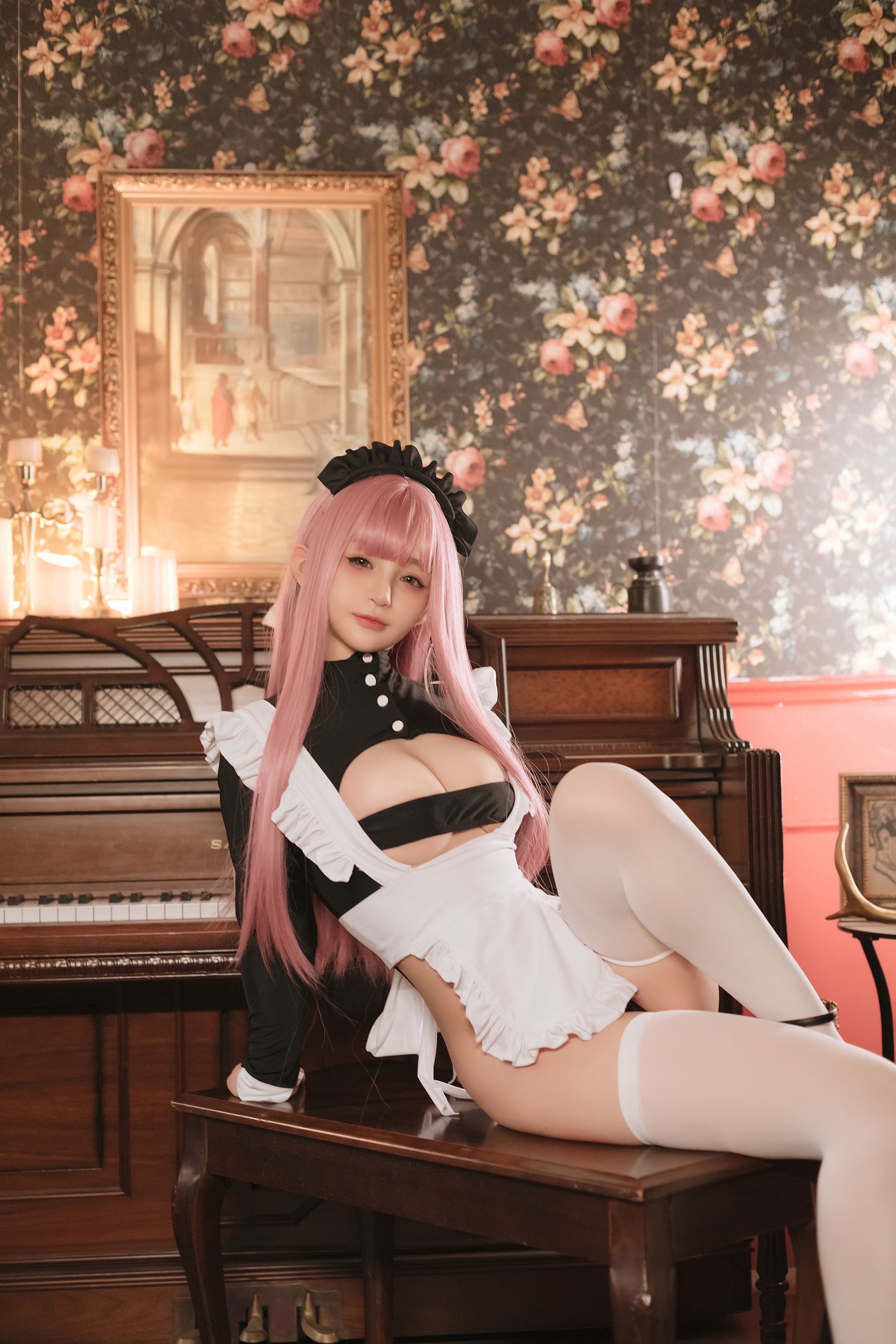 桜井宁宁 – 复古女仆 [45P] - 秀人网免费无水印在线套图写真