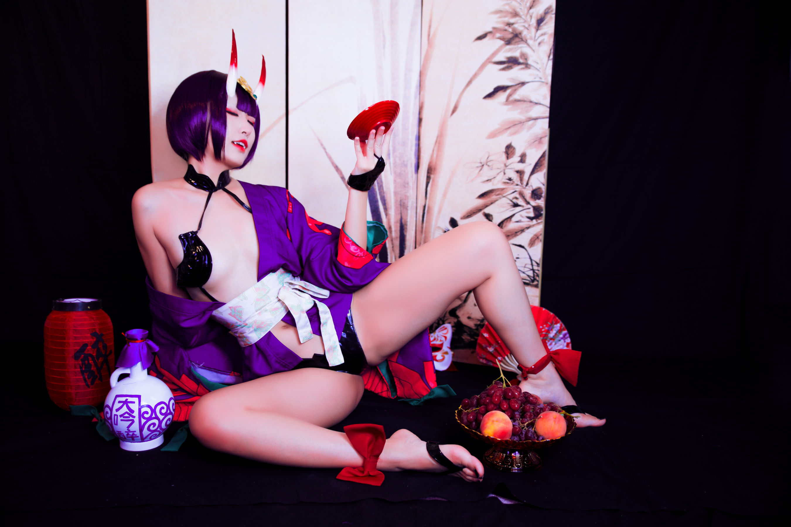 MisswarmJ – Shuten Douji [100P] - 秀人网免费无水印在线套图写真
