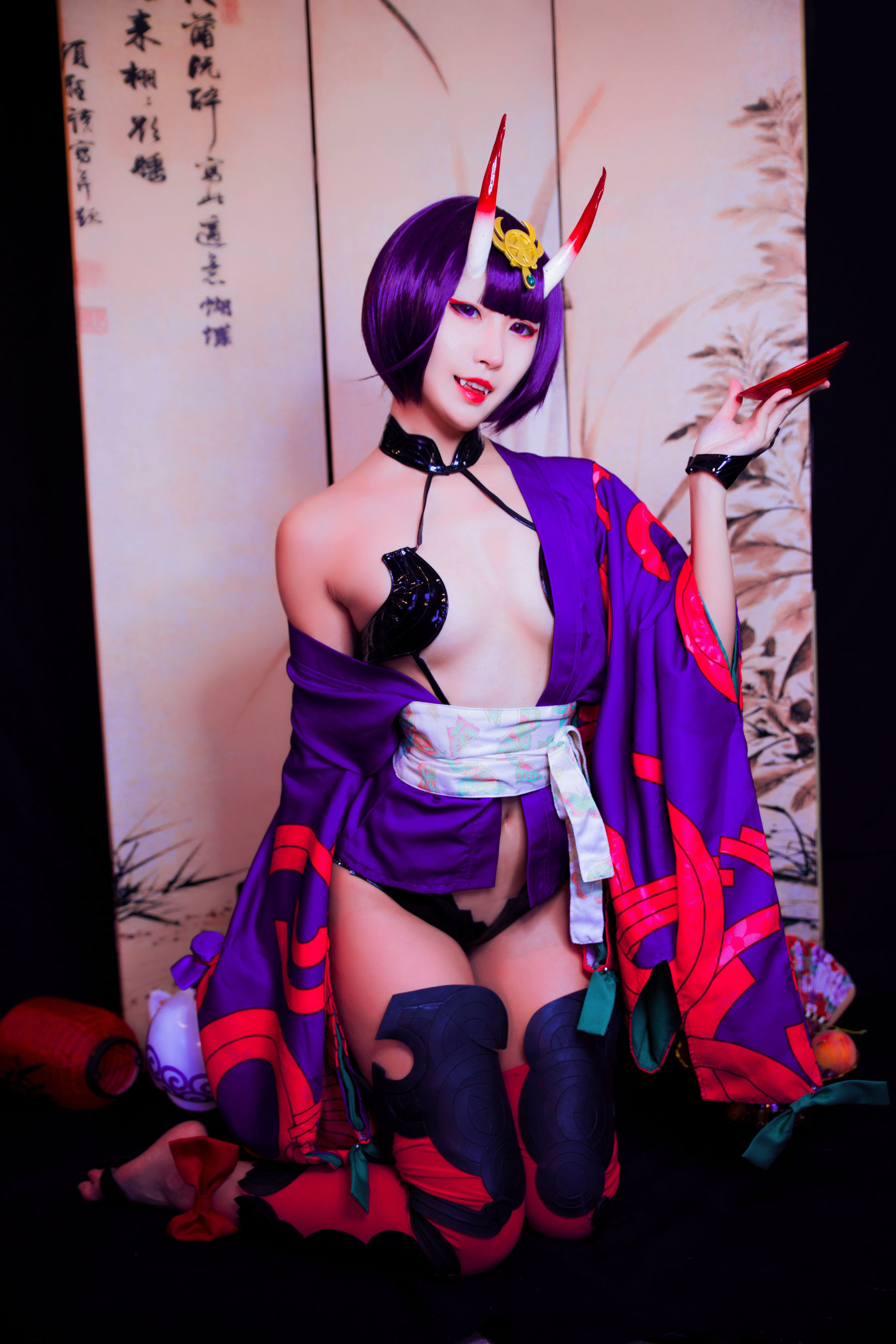 MisswarmJ – Shuten Douji [100P] - 秀人网免费无水印在线套图写真