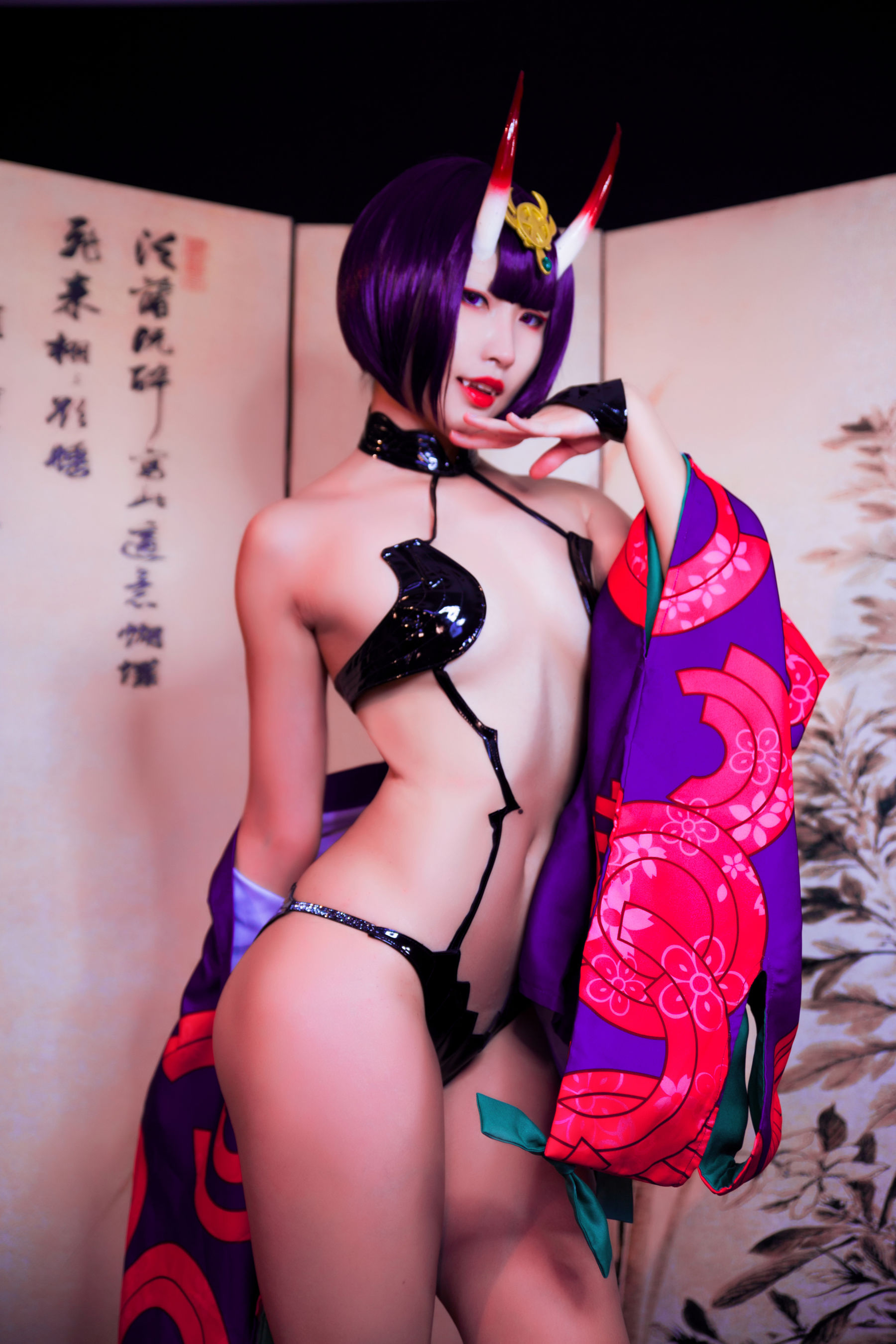 MisswarmJ – Shuten Douji [100P] - 秀人网免费无水印在线套图写真