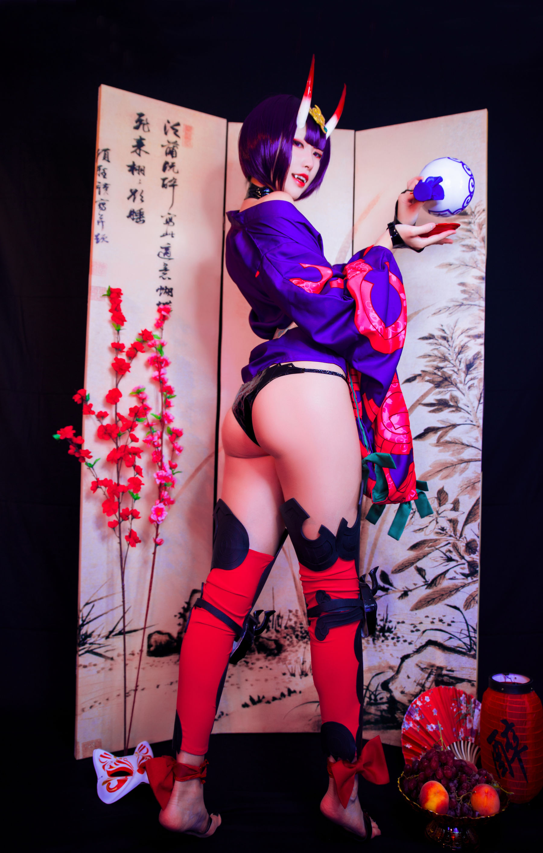 MisswarmJ – Shuten Douji [100P] - 秀人网免费无水印在线套图写真