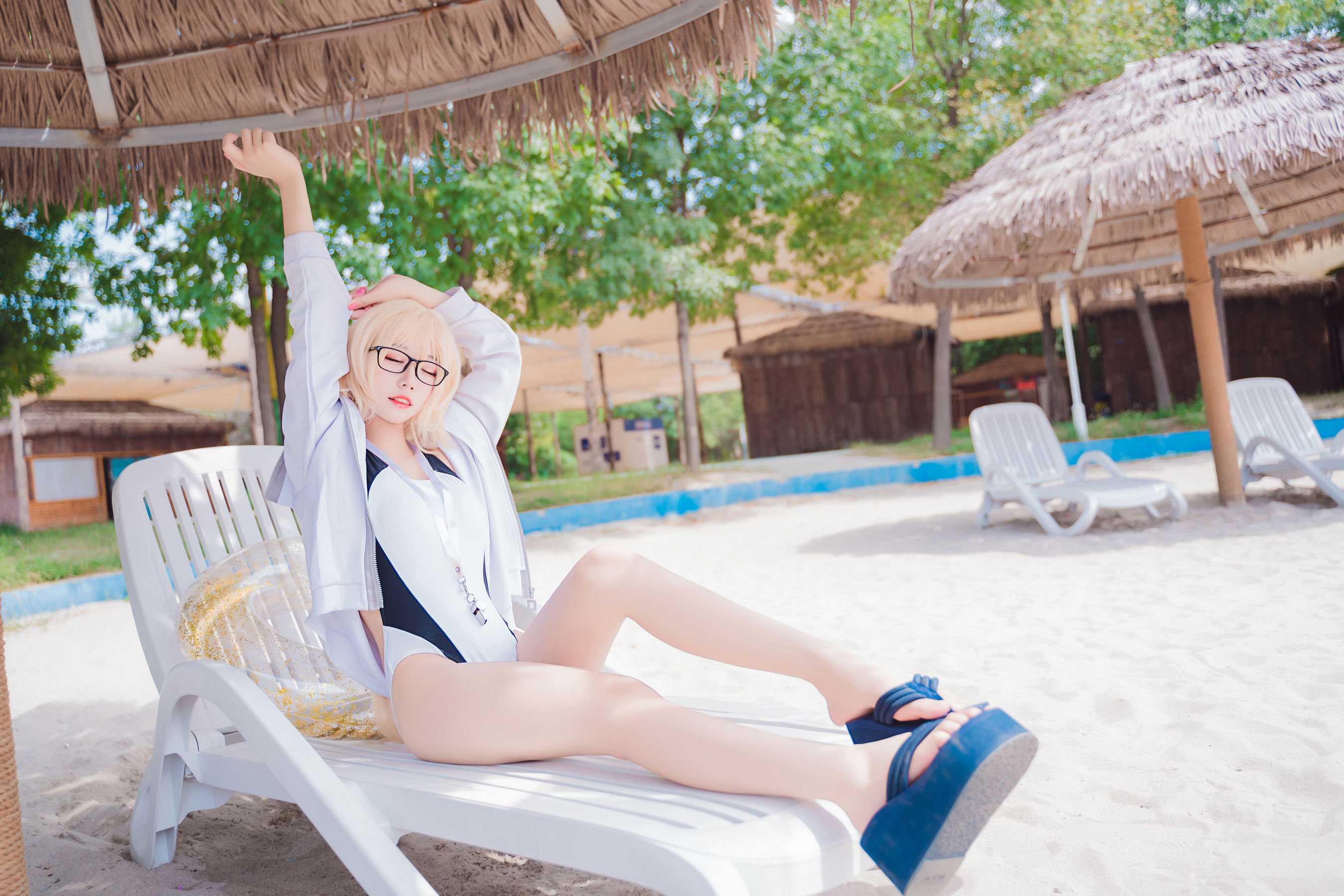 猫君君MaoJun – 贞德竞技泳装 [46P] - 秀人网免费无水印在线套图写真