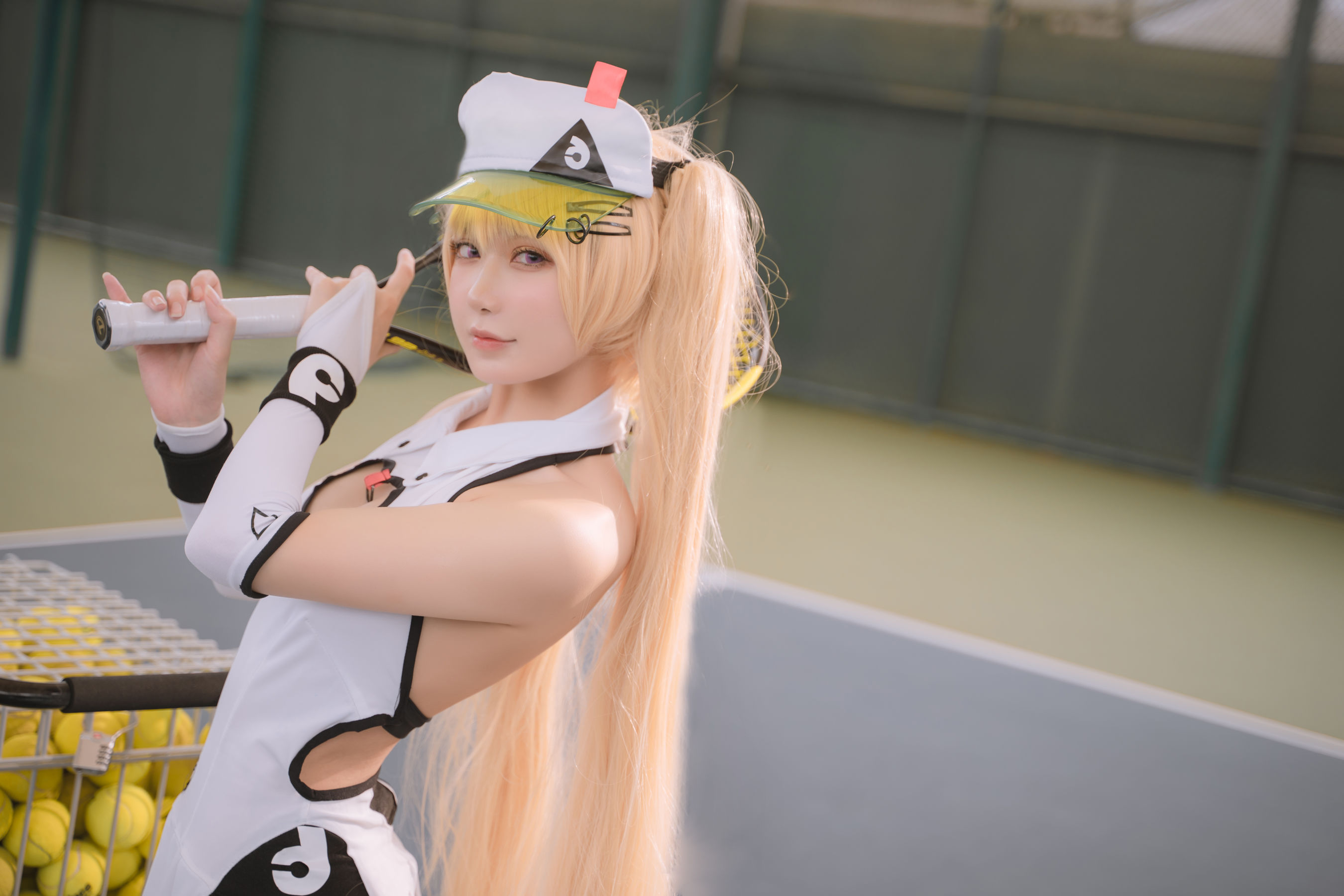 动漫博主阿包也是兔娘 – 贝奇网球服 [21P] - 秀人网免费无水印在线套图写真