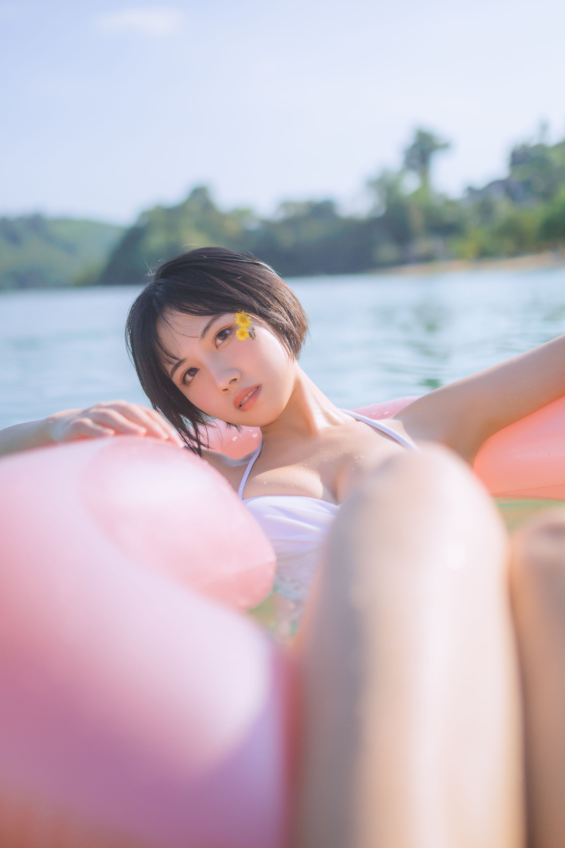 次元少女念雪ww – 白色泳衣 [30P] - 秀人网免费无水印在线套图写真