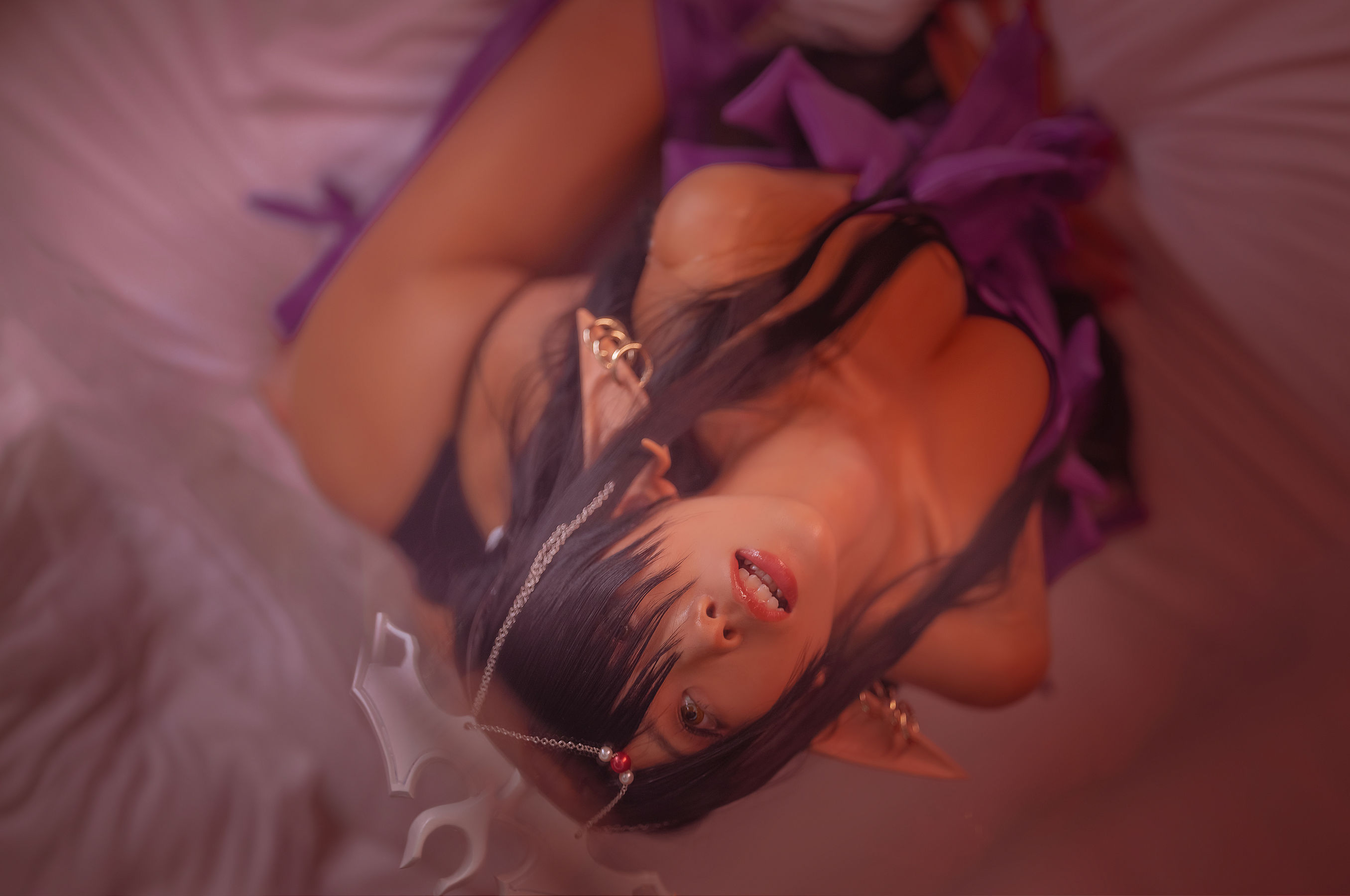 动漫博主水淼aqua 黑暗精灵女王 [31P] - 秀人网免费无水印在线套图写真