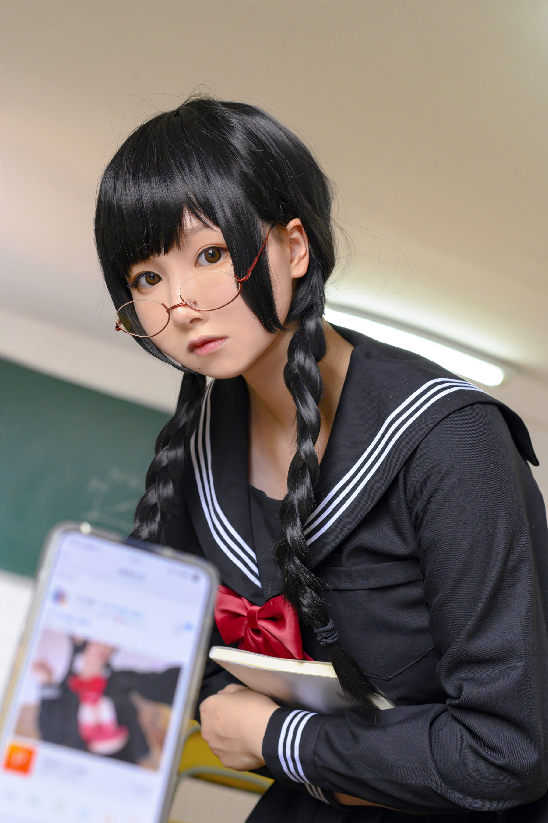 二次元美少女PAKI酱 – 班长 [35P] - 秀人网免费无水印在线套图写真