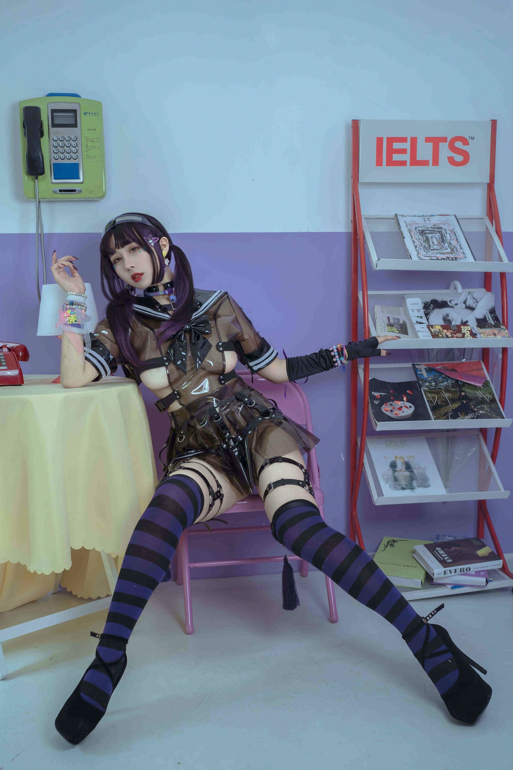 云溪溪 – 幻想学院 [51P] - 秀人网免费无水印在线套图写真