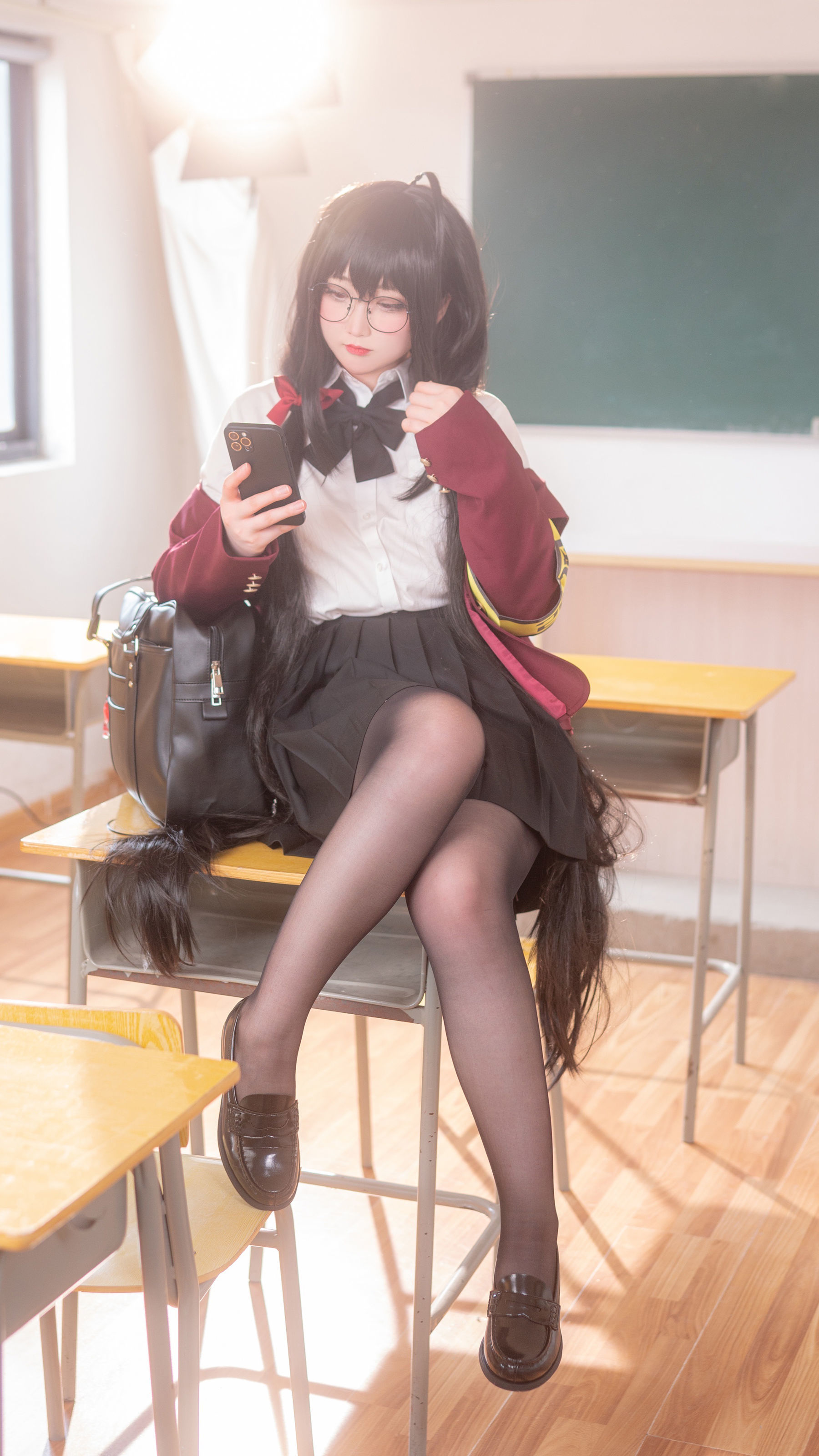 Sayako – 大凤JK [50P] - 秀人网免费无水印在线套图写真