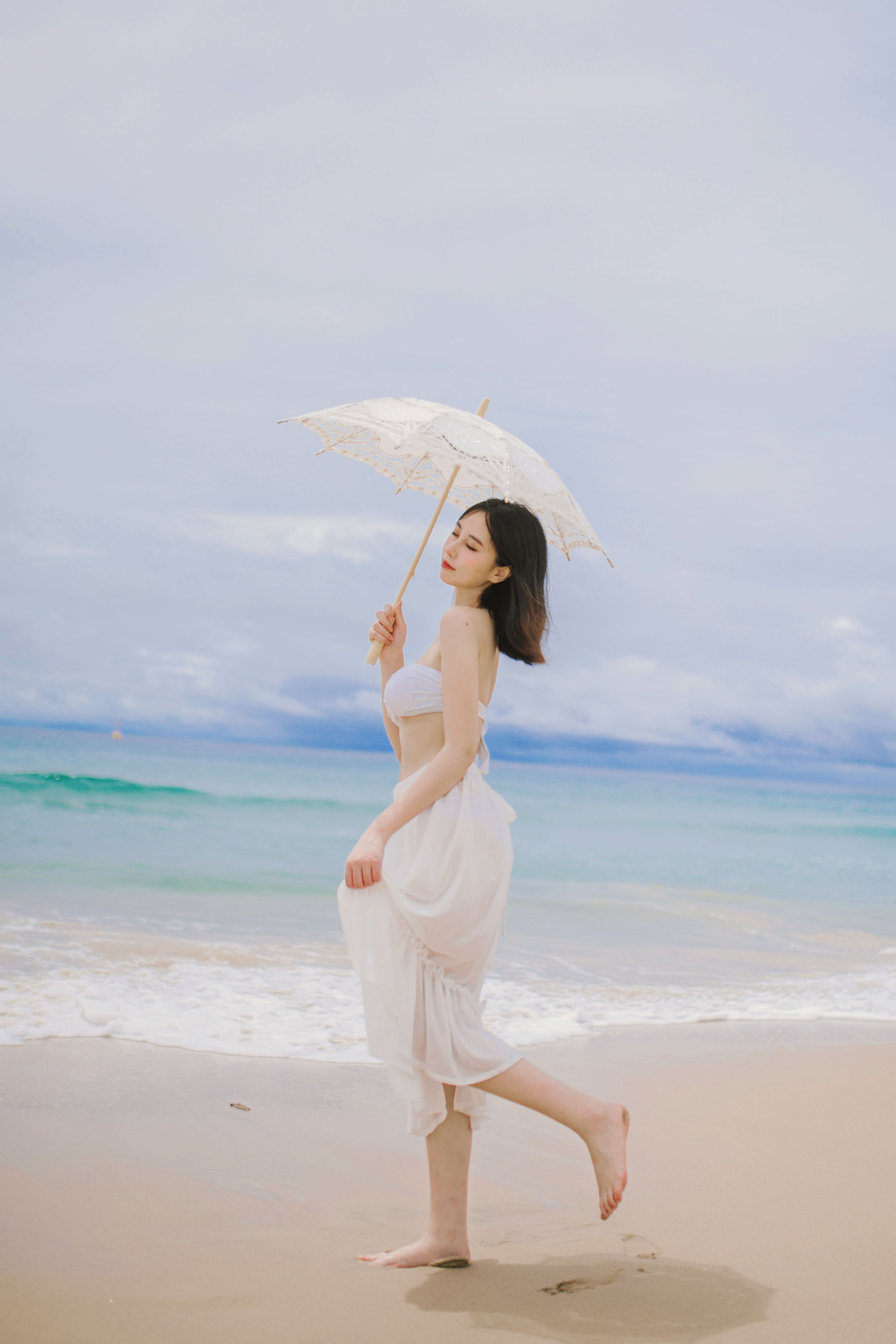 次元少女念雪ww – 听海 [36P] - 秀人网免费无水印在线套图写真