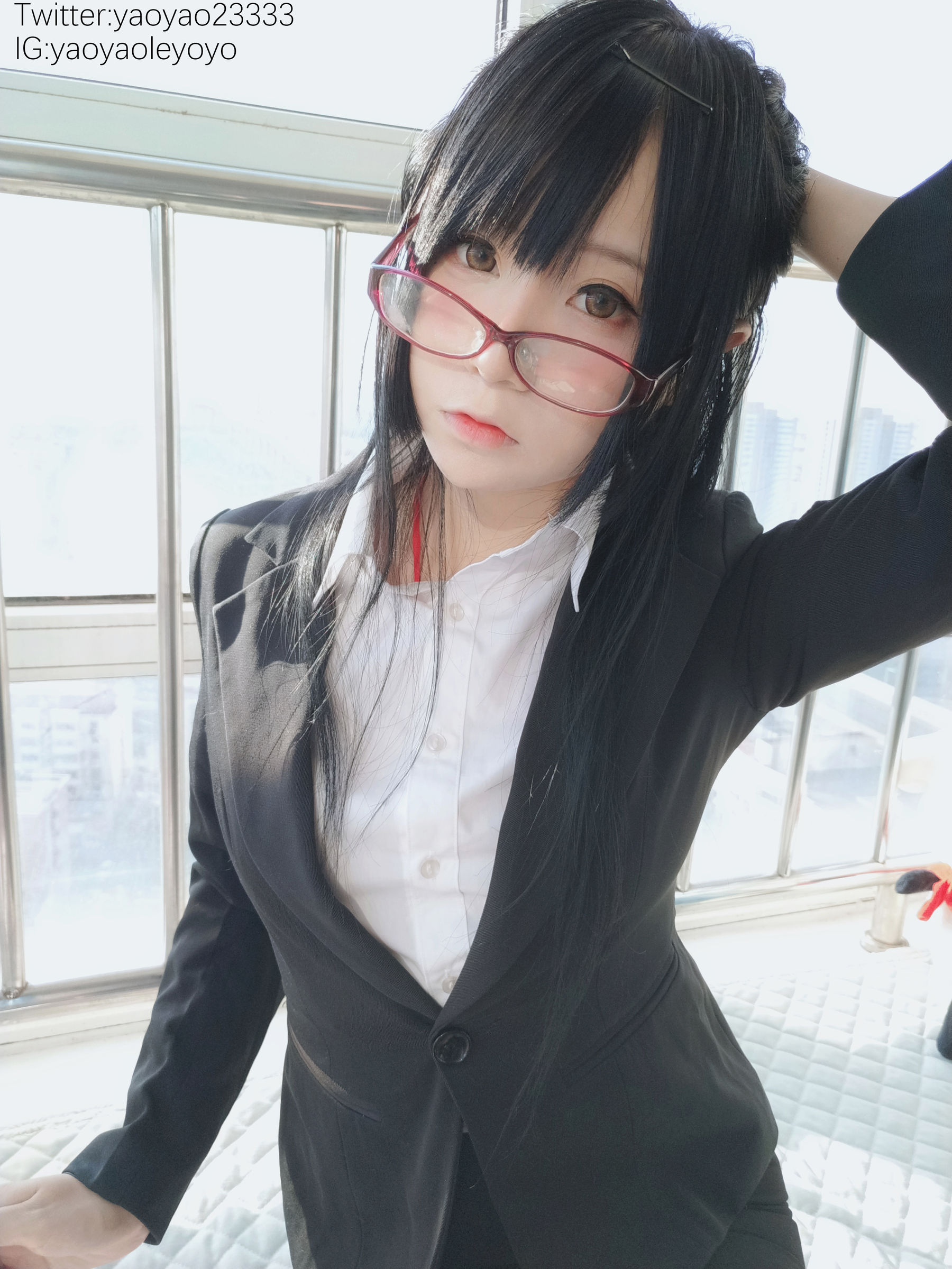 萌妹子Coser摇摇乐yoyo – 补习老师 [104P] - 秀人网免费无水印在线套图写真