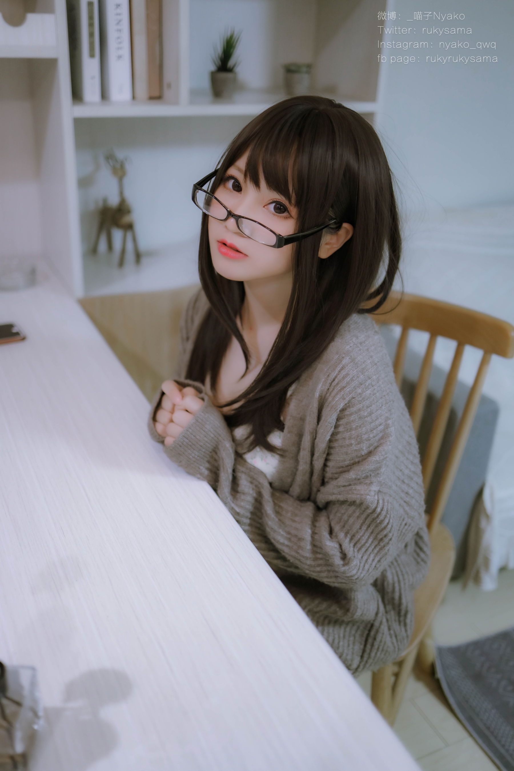 萌妹子Nyako喵子 – 妄想彼女との同棲生活 之 便服系列 [73P] - 秀人网免费无水印在线套图写真