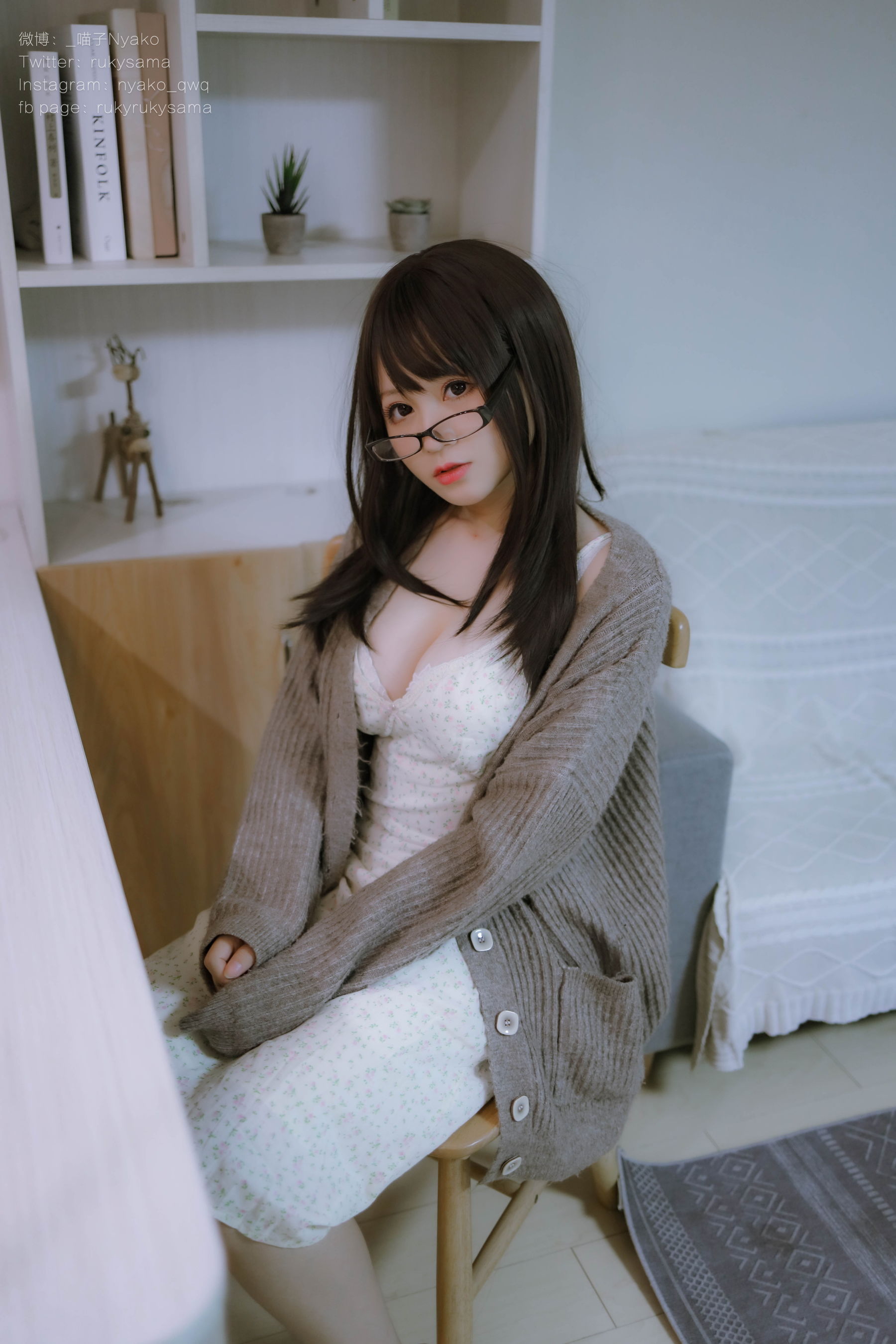 萌妹子Nyako喵子 – 妄想彼女との同棲生活 之 便服系列 [73P] - 秀人网免费无水印在线套图写真