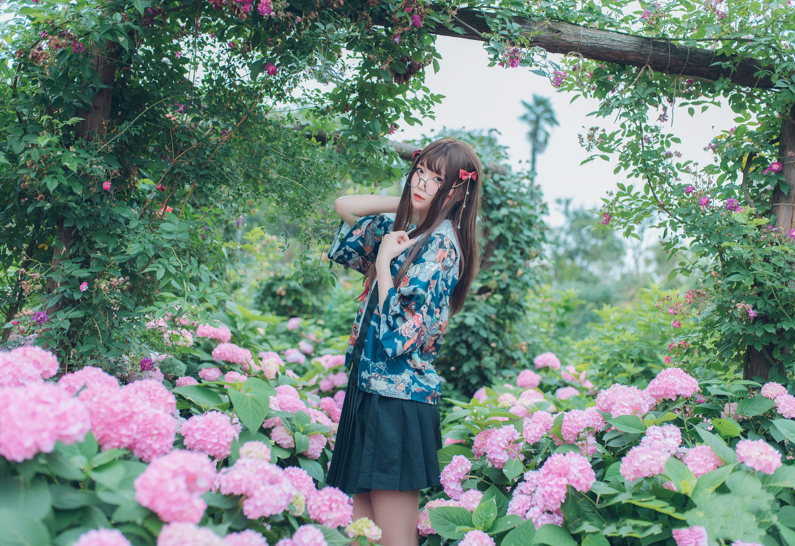 [Cosplay写真] 清纯少女五更百鬼 – 无尽夏日 [6P] - 秀人网免费无水印在线套图写真