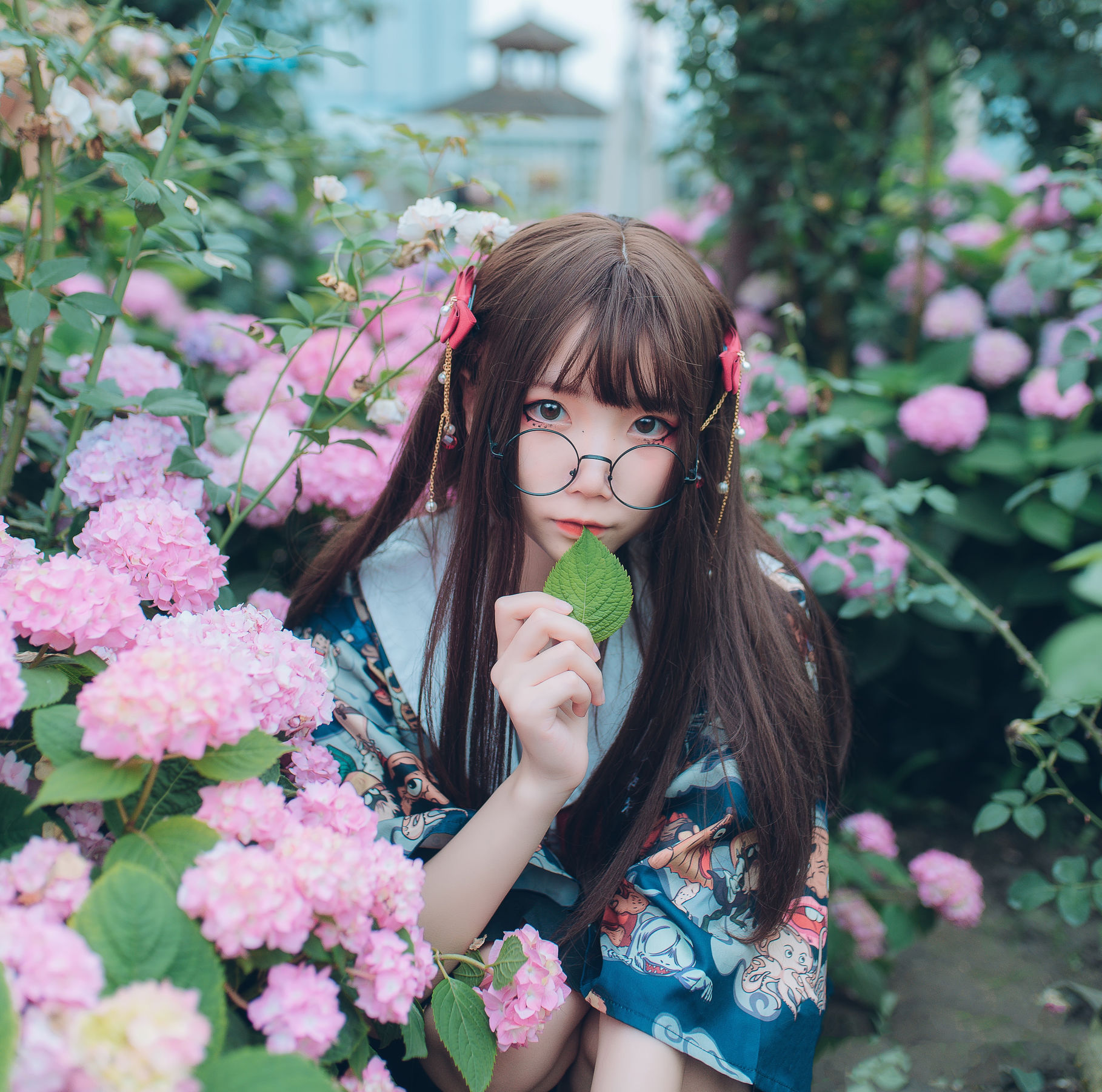 [Cosplay写真] 清纯少女五更百鬼 – 无尽夏日 [6P] - 秀人网免费无水印在线套图写真