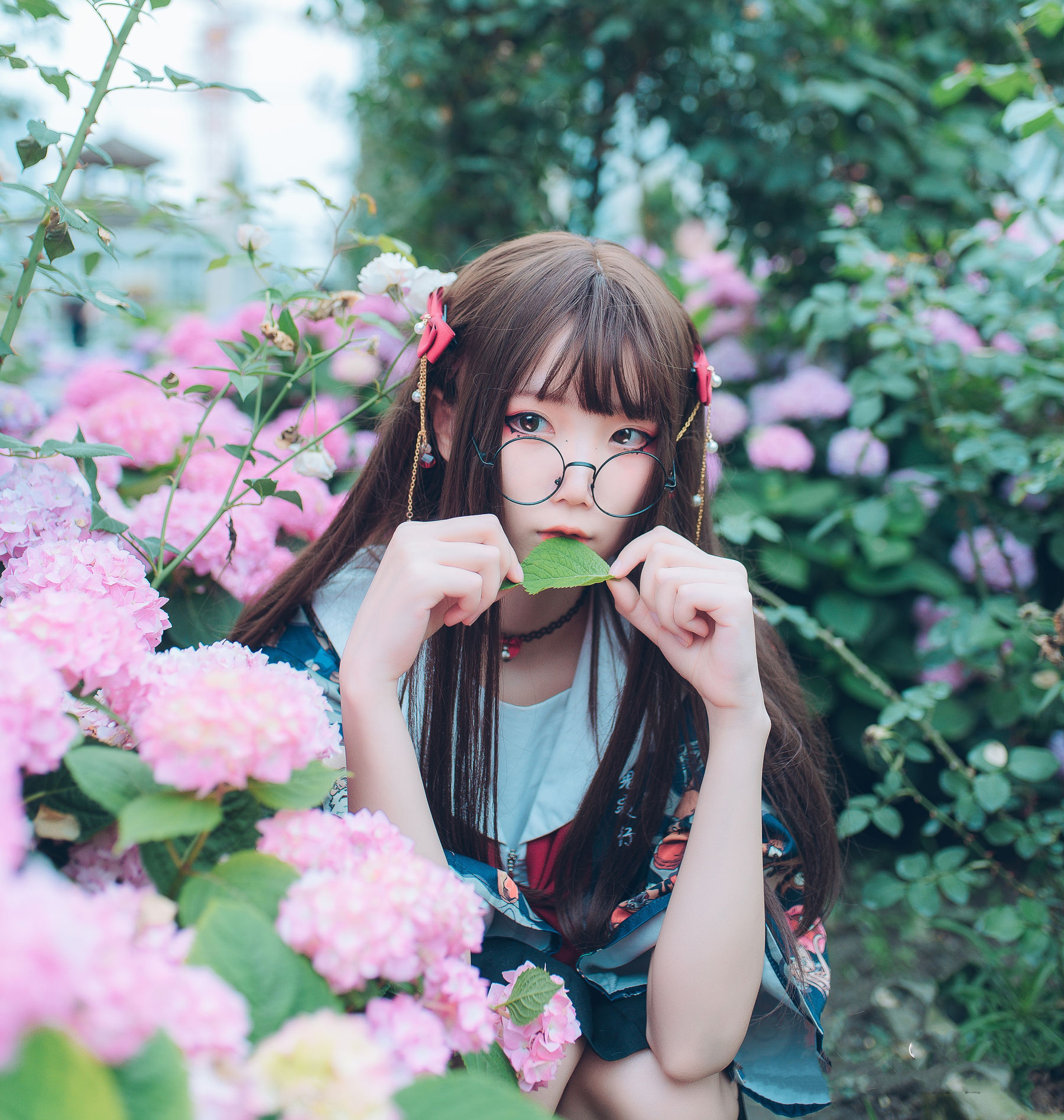 [Cosplay写真] 清纯少女五更百鬼 – 无尽夏日 [6P] - 秀人网免费无水印在线套图写真