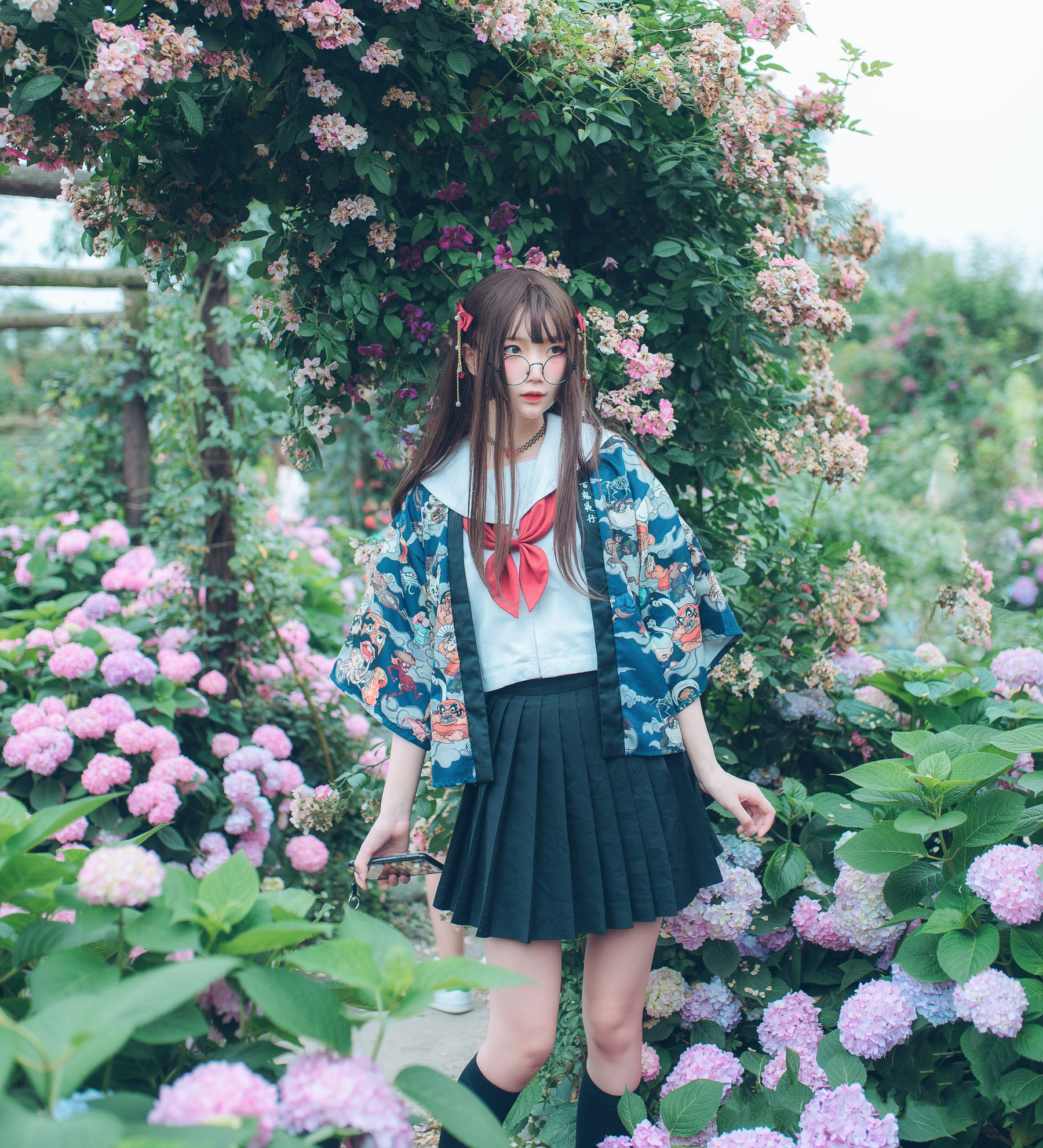 [Cosplay写真] 清纯少女五更百鬼 – 无尽夏日 [6P] - 秀人网免费无水印在线套图写真