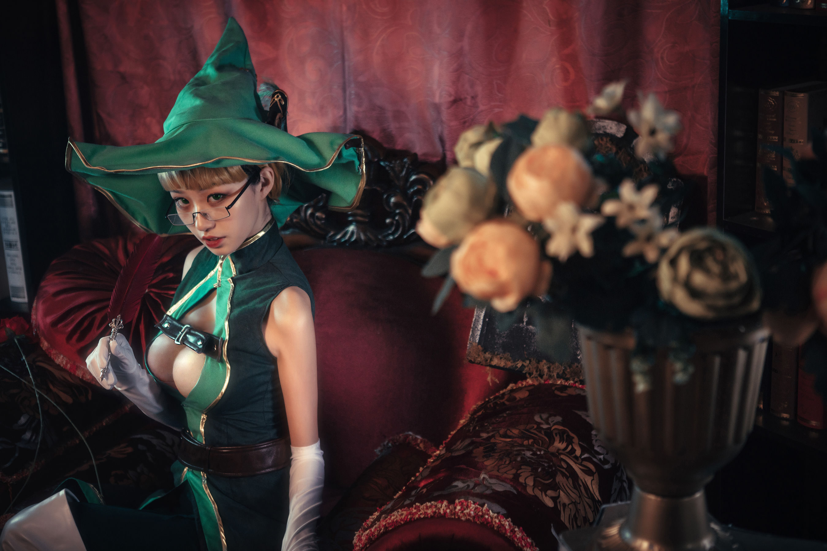 The Vagrant Cosplay Album – 沧霁桔梗《赫本》 [32P] - 秀人网免费无水印在线套图写真