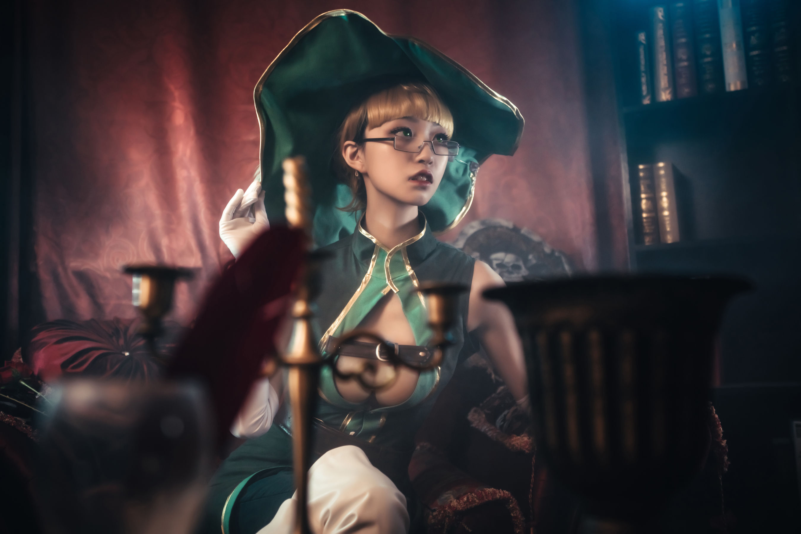 The Vagrant Cosplay Album – 沧霁桔梗《赫本》 [32P] - 秀人网免费无水印在线套图写真