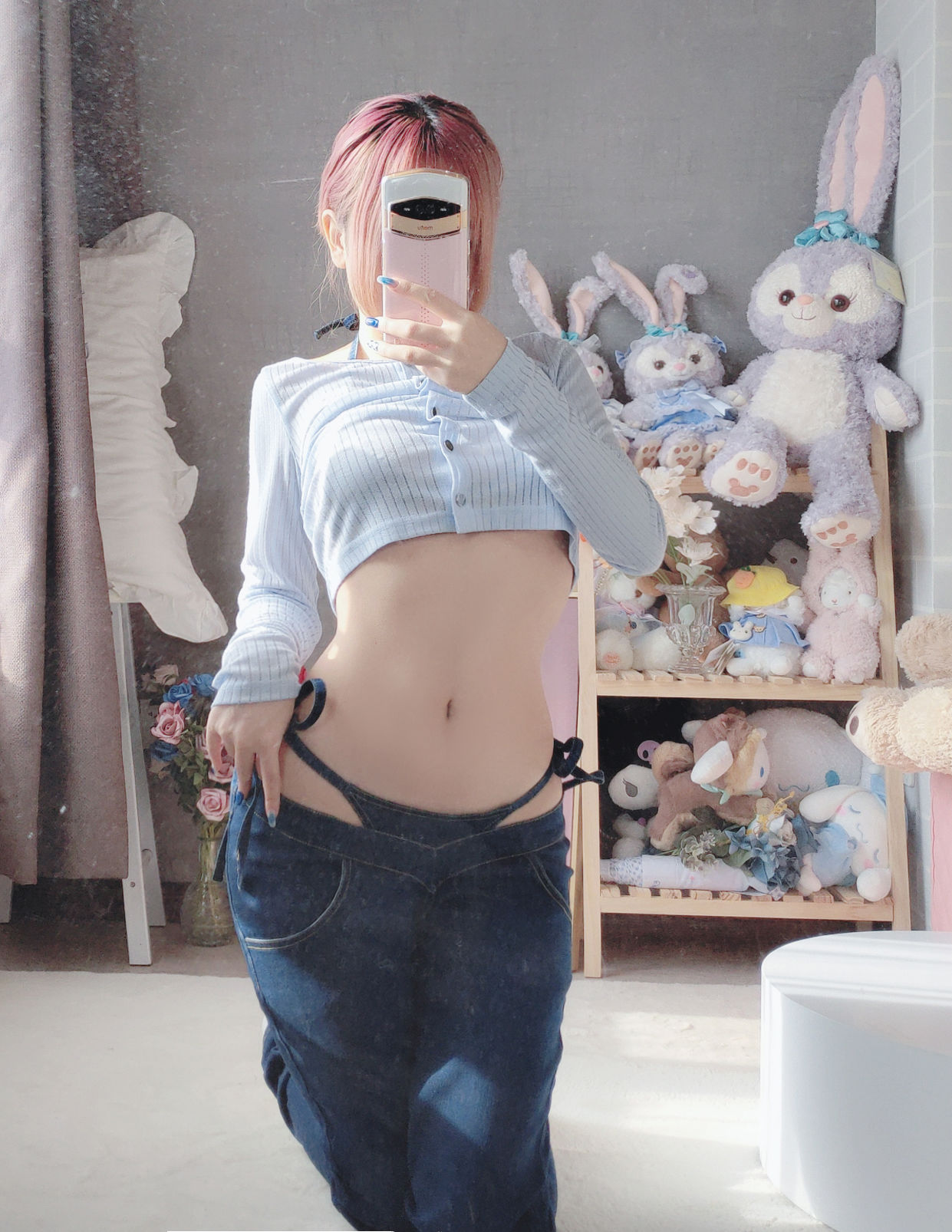 Cosplay日奈娇 – 牛仔裤 [80P] - 秀人网免费无水印在线套图写真