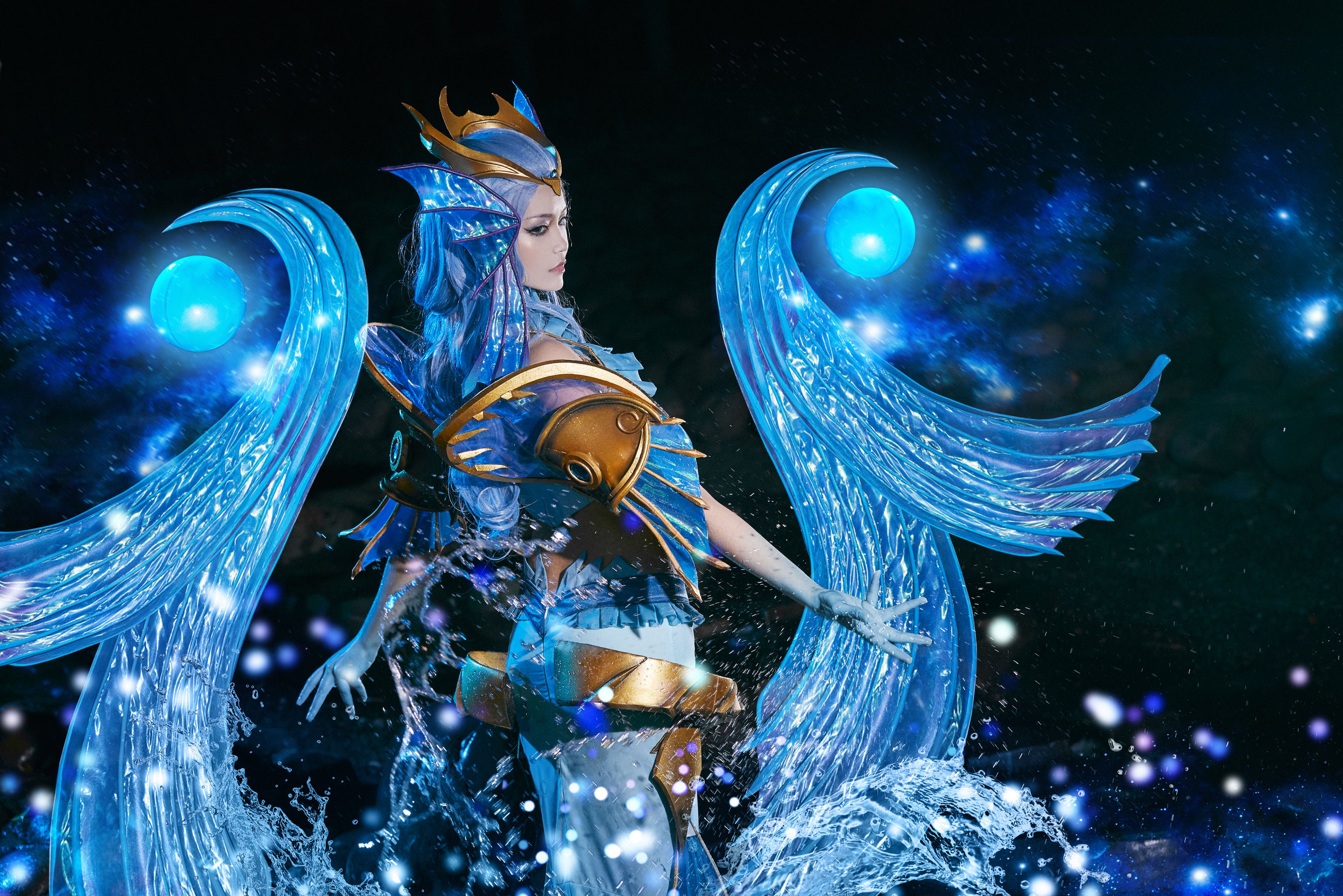 人气coser戚顾儿MIKI 王者荣耀 武则天海洋之心 [19P] - 秀人网免费无水印在线套图写真