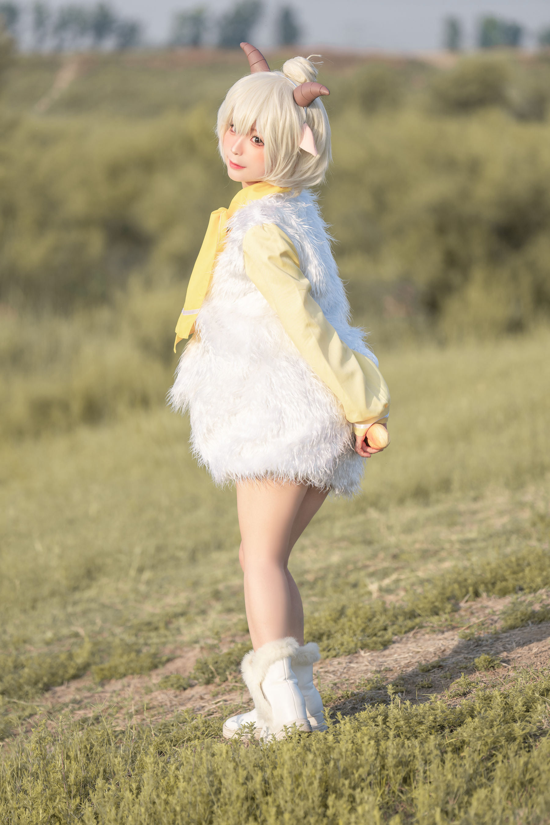 动漫博主蠢沫沫 – 懒羊羊 [20P] - 秀人网免费无水印在线套图写真