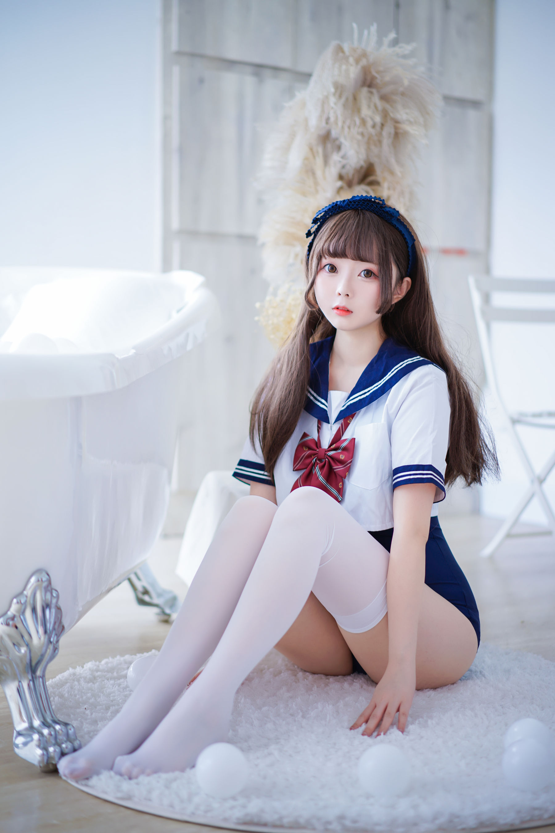 Cosplay日奈娇 – 制服死库水 [40P] - 秀人网免费无水印在线套图写真