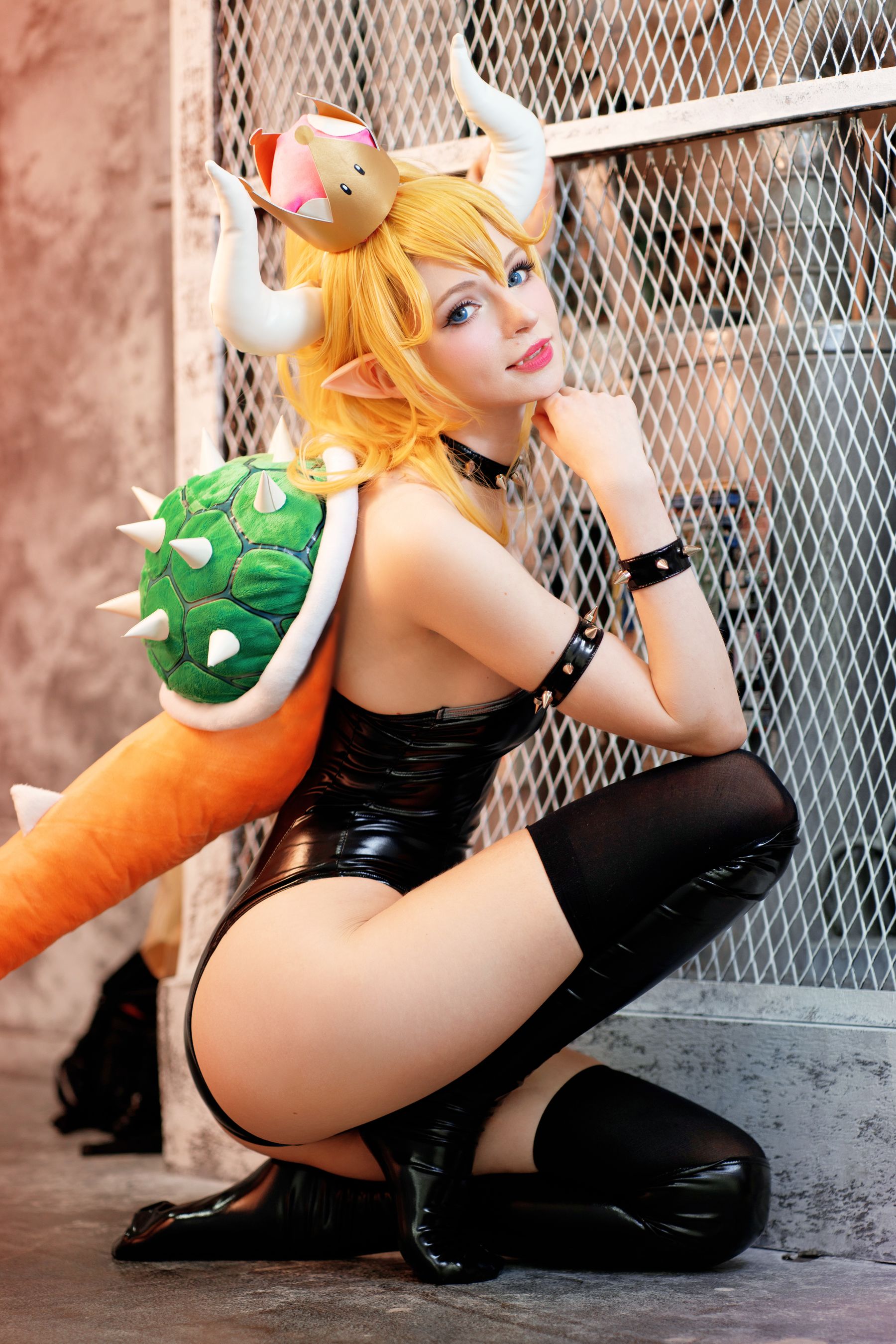 Peach milky – Bowsette [10P] - 秀人网免费无水印在线套图写真