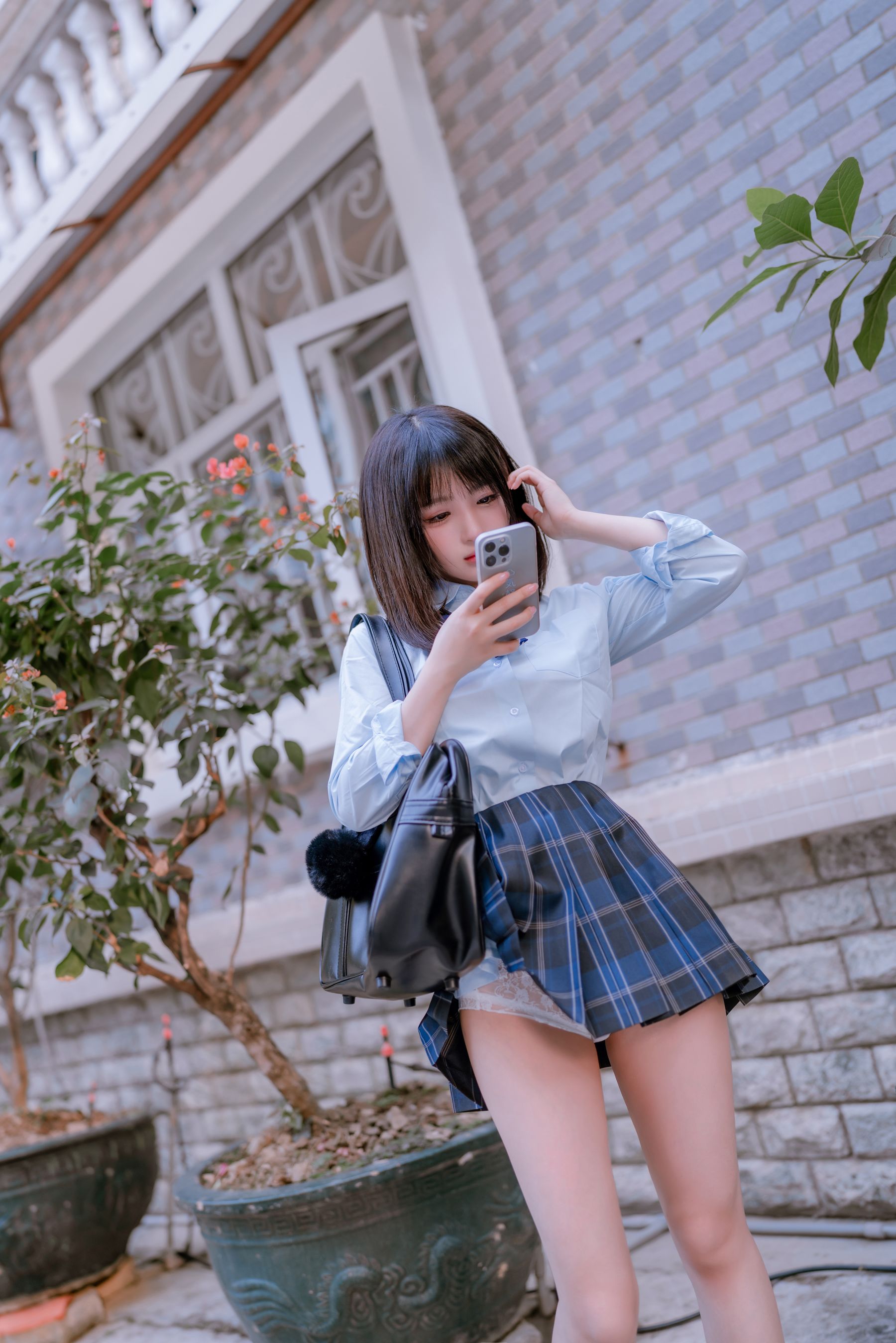 桜井宁宁 – JK之居家 [66P] 插图2