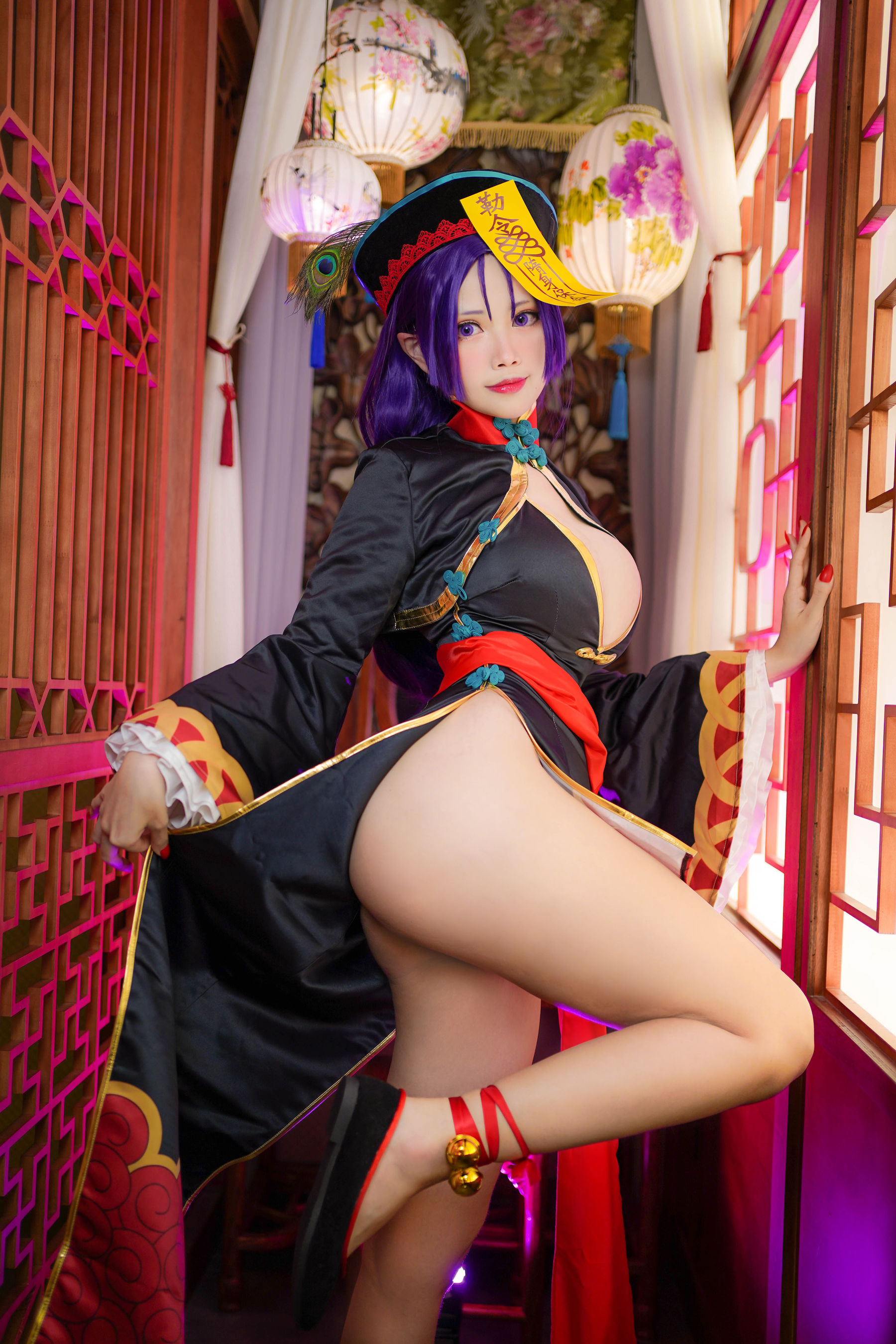 [Cosplay写真] Coser萱-KaYa – 僵尸酒吞 [20P] - 秀人网免费无水印在线套图写真