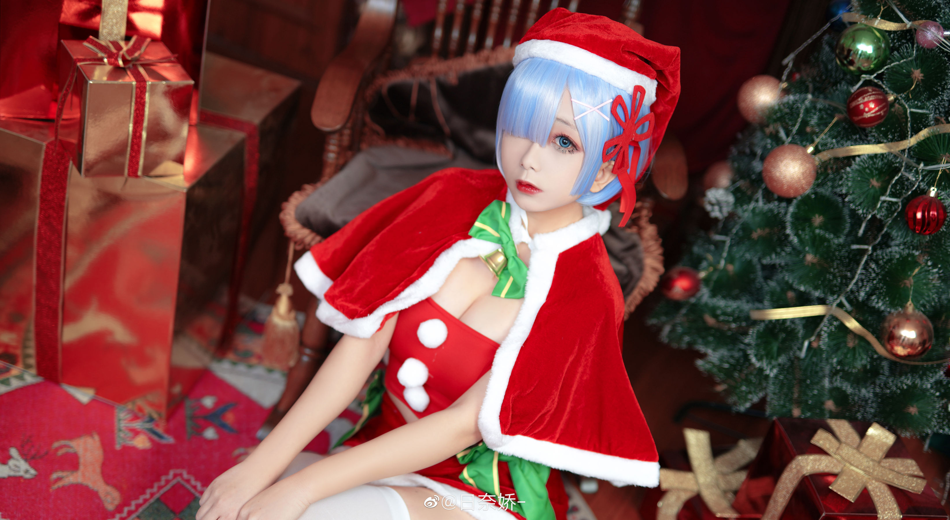 日奈娇 – 蕾姆圣诞 [9P] - 秀人网免费无水印在线套图写真