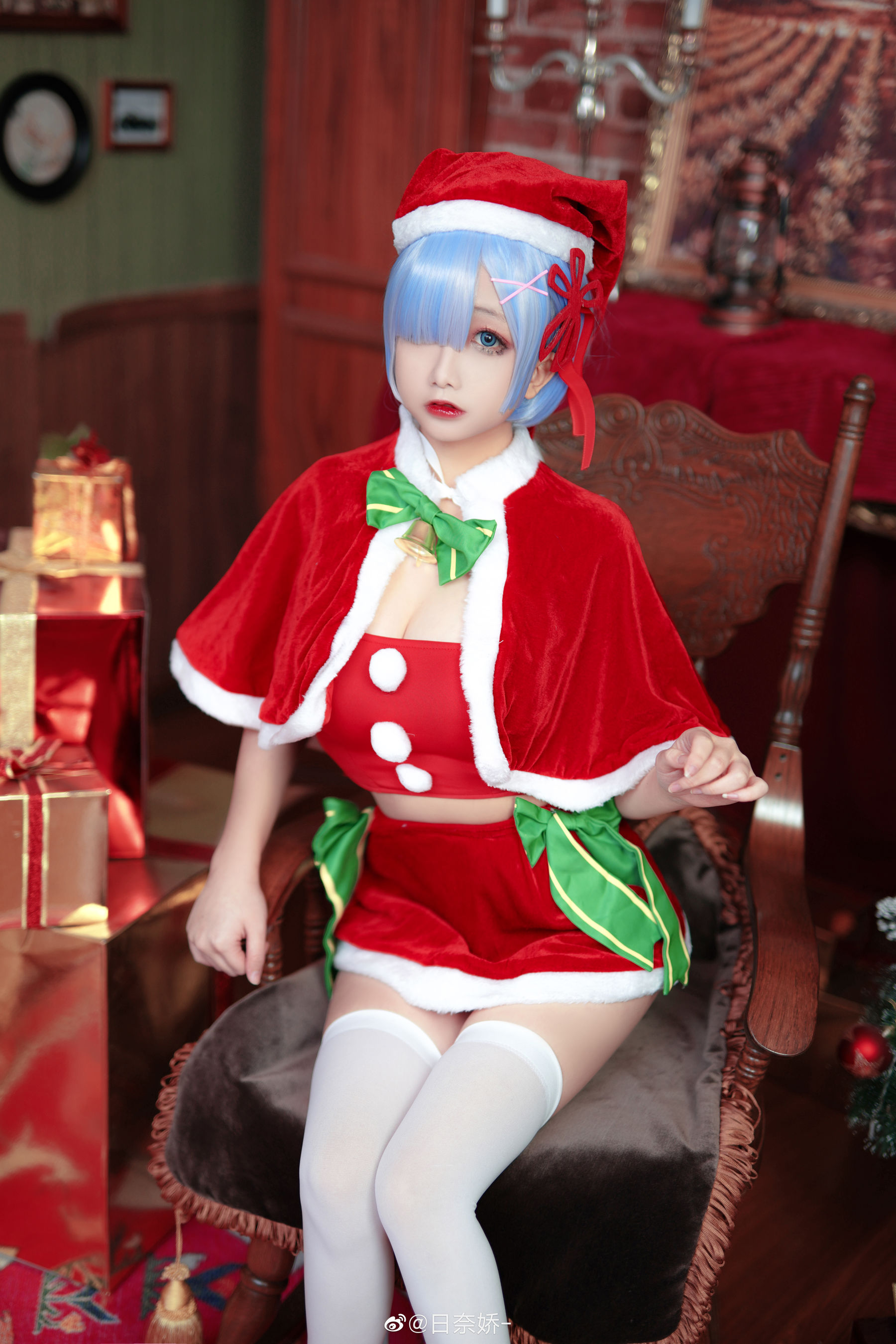 日奈娇 – 蕾姆圣诞 [9P] - 秀人网免费无水印在线套图写真