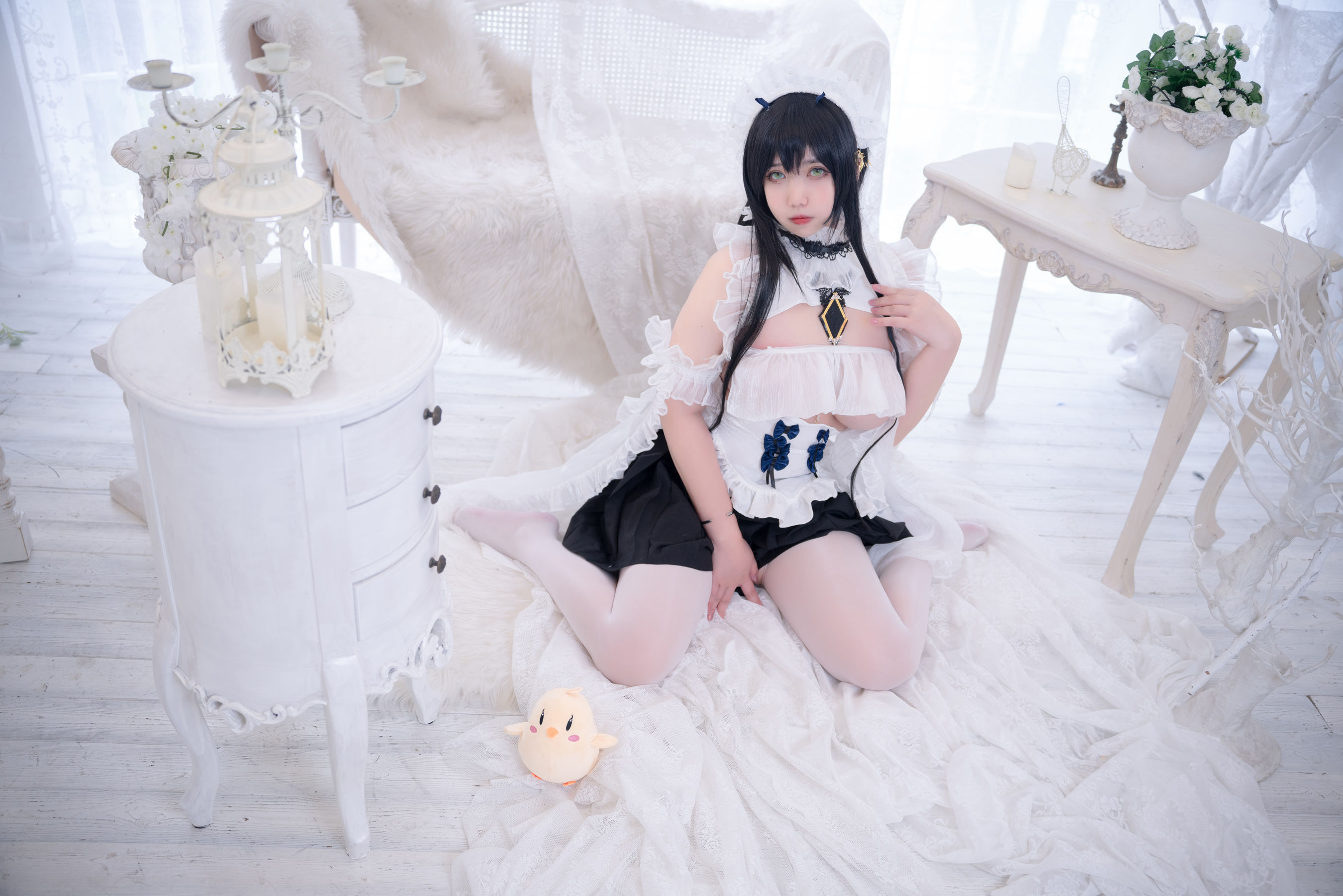 Meroko_魅瞳 – 碧蓝航线 不挠女仆没干劲的小姐姐 [53P] - 秀人网免费无水印在线套图写真