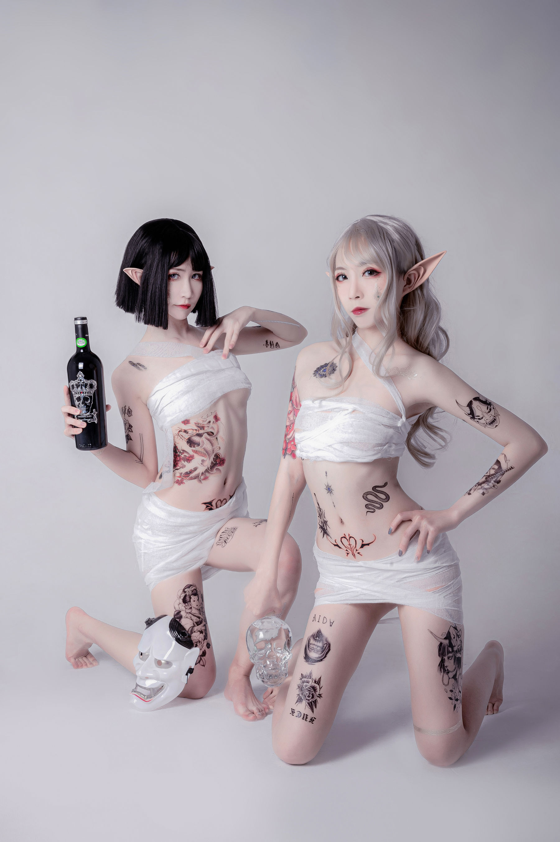 动漫博主阮邑_Fairy – 绑带和武士 [41P] - 秀人网免费无水印在线套图写真