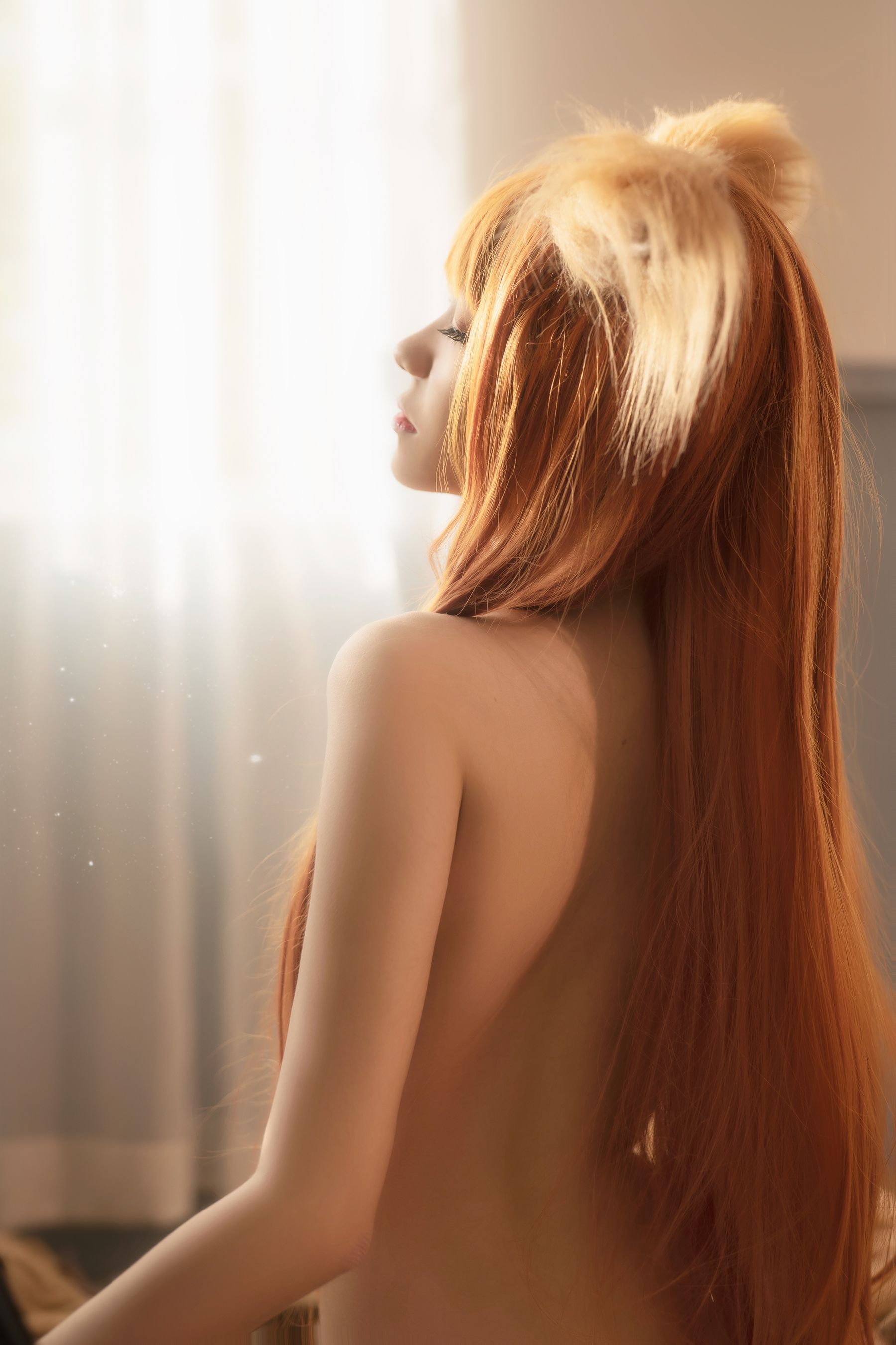 动漫博主南桃Momoko 赫萝裸体 [14P] - 秀人网免费无水印在线套图写真