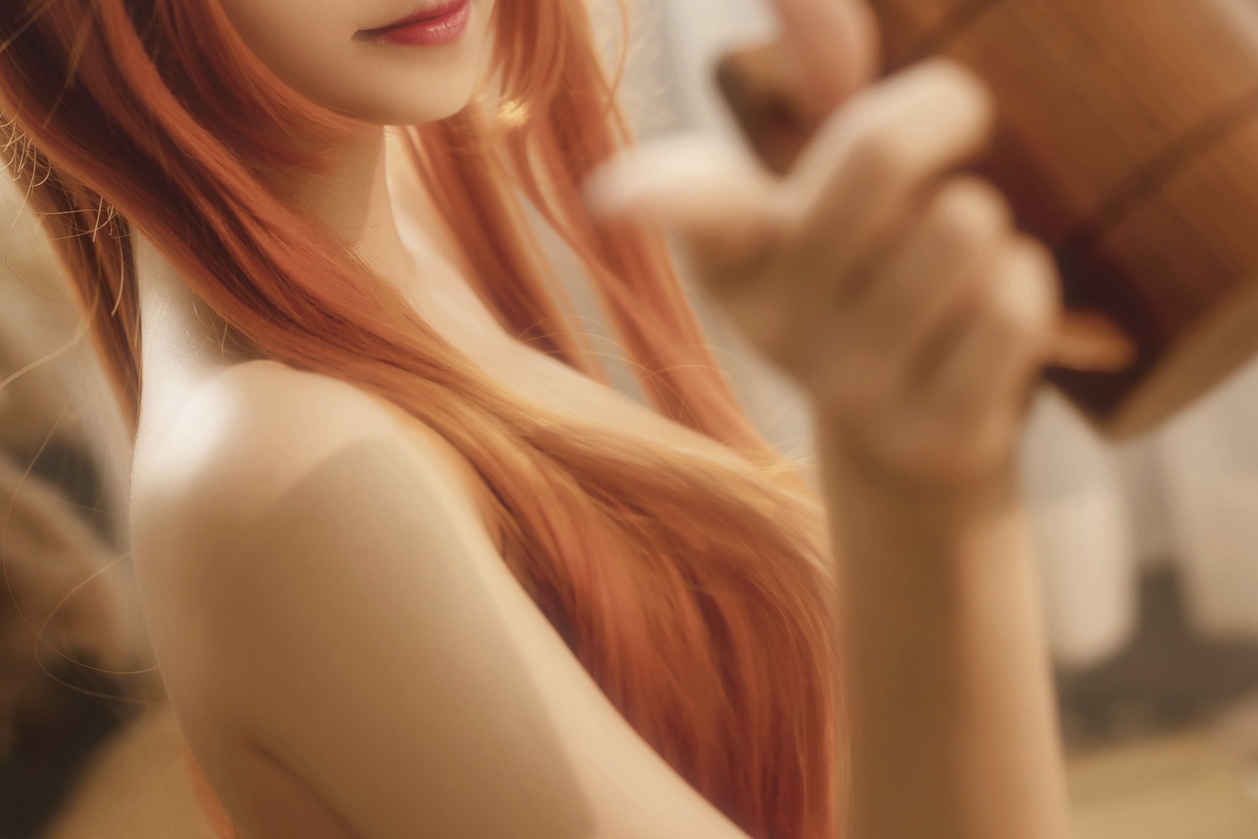 动漫博主南桃Momoko 赫萝裸体 [14P] - 秀人网免费无水印在线套图写真