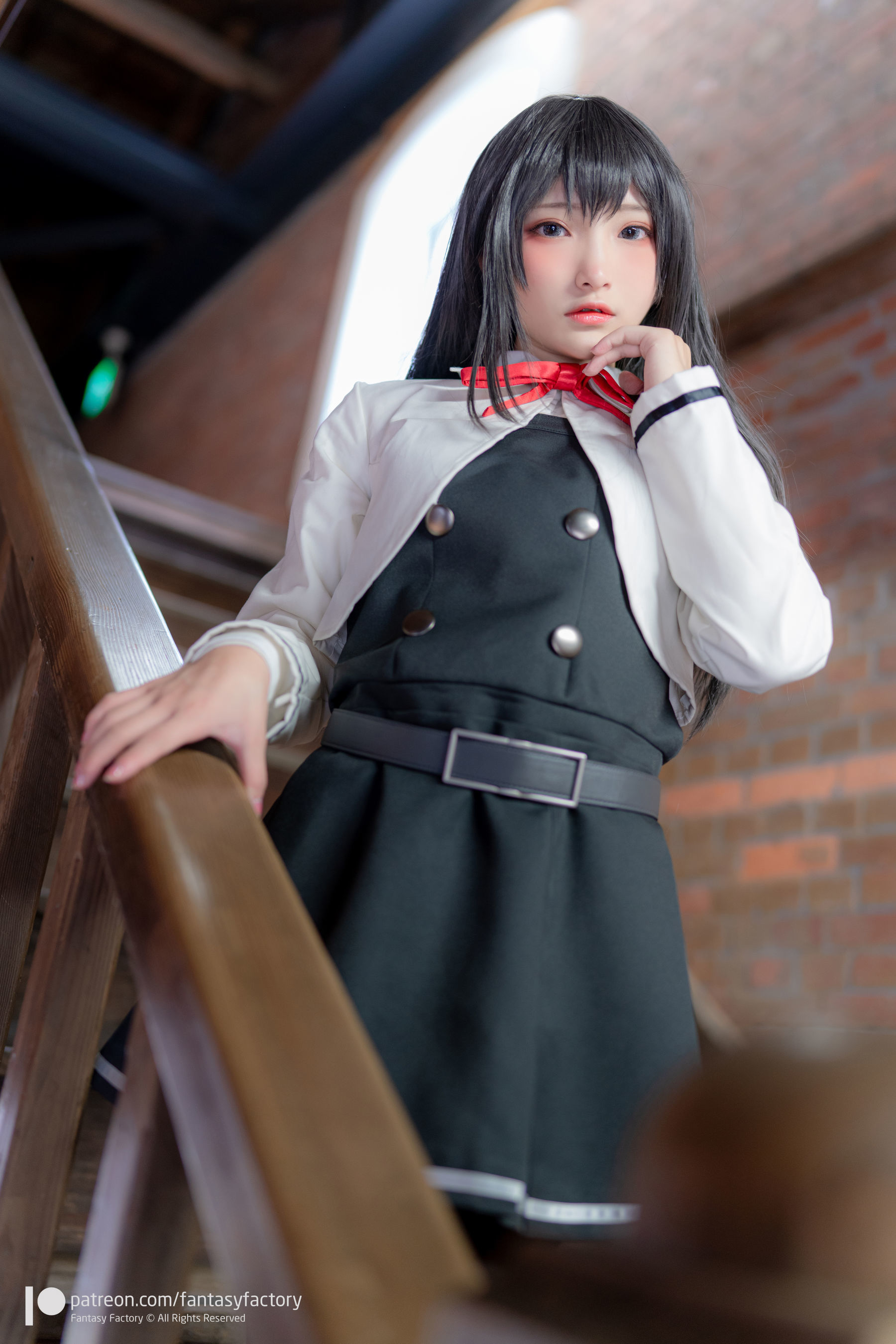小丁Cosplay 2020.01 [Fantasy Factory] 黑丝 和服 JK [89P] - 秀人网免费无水印在线套图写真