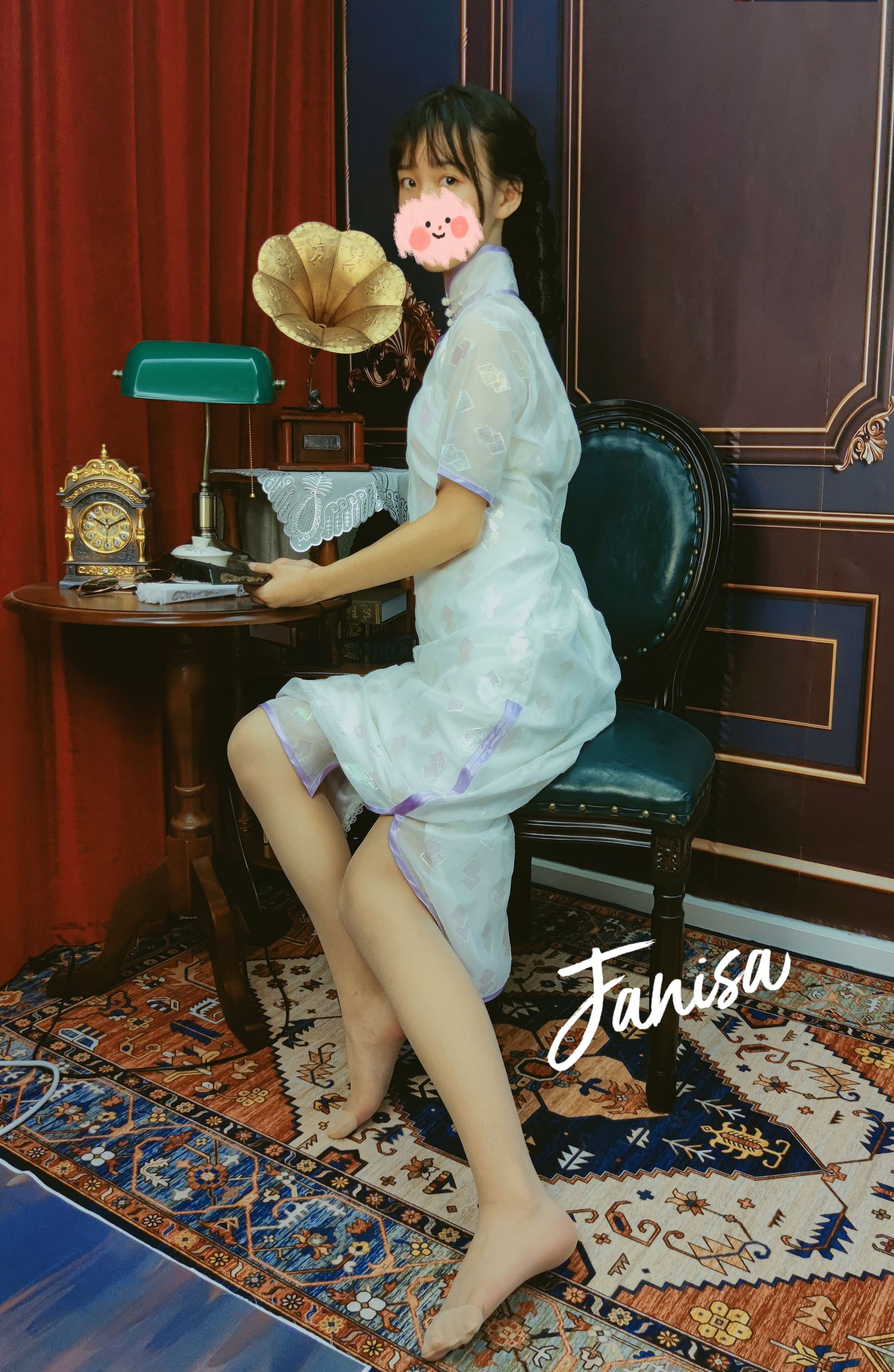 Janisa – 民国女学生 [21P] - 秀人网免费无水印在线套图写真