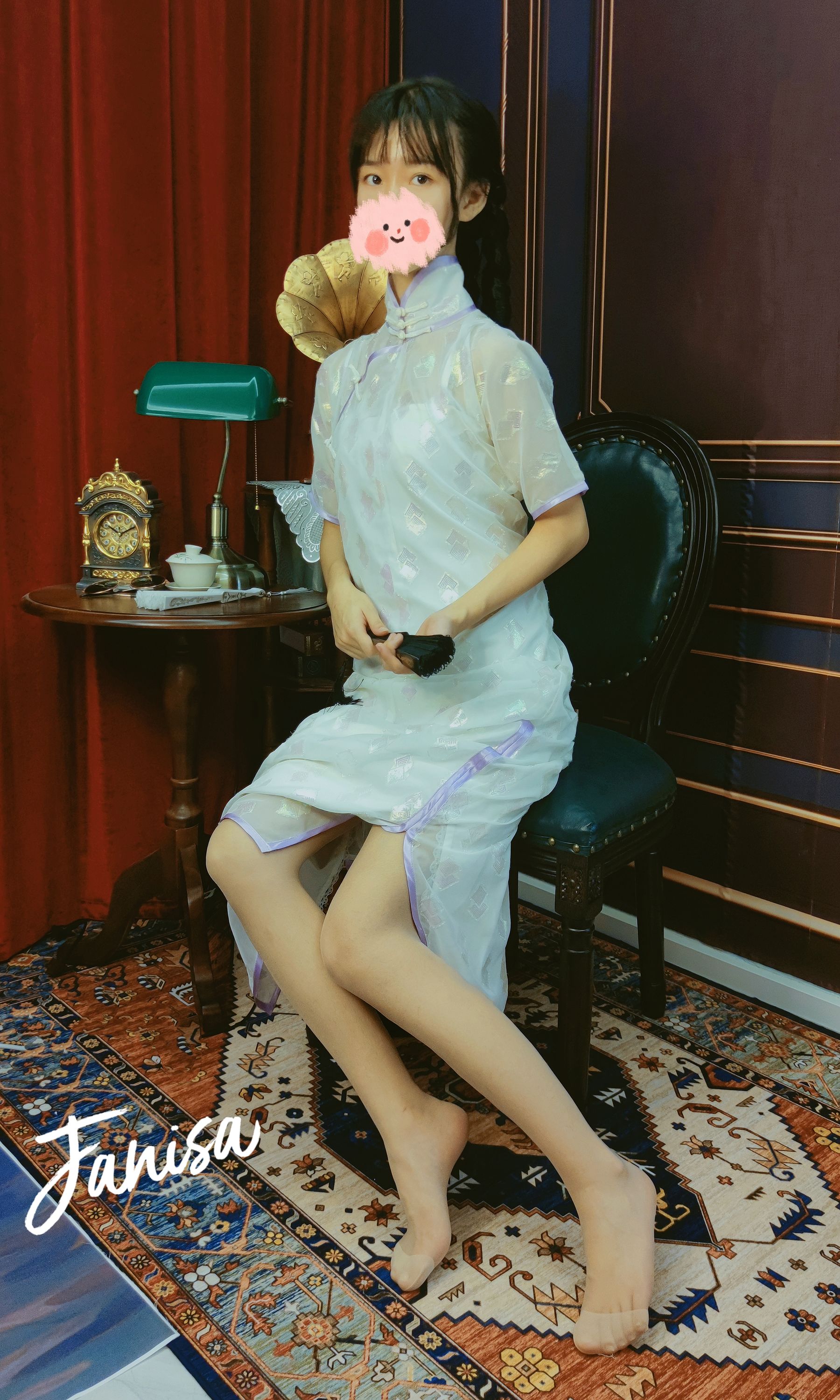 Janisa – 民国女学生 [21P] - 秀人网免费无水印在线套图写真