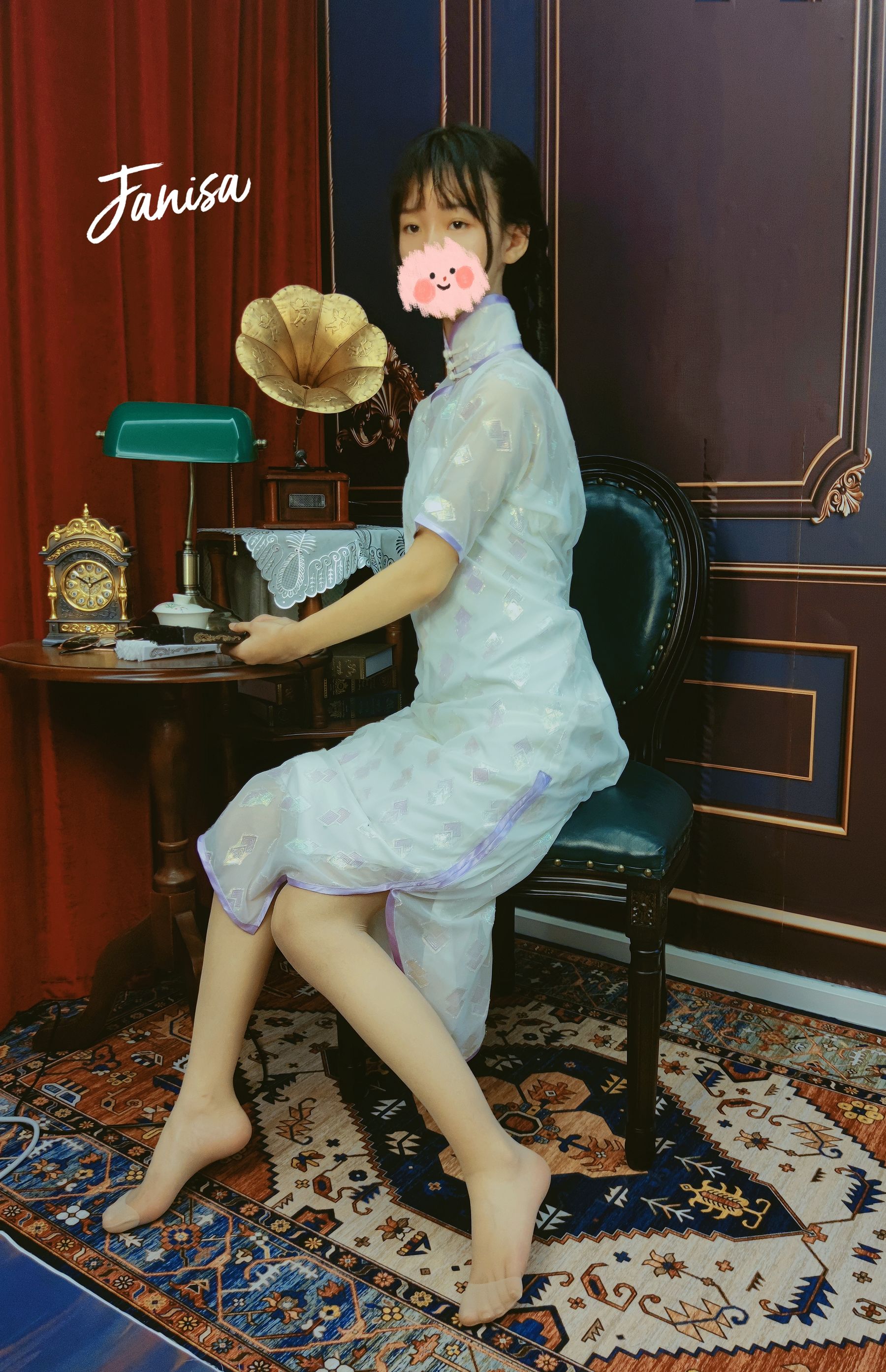 Janisa – 民国女学生 [21P] - 秀人网免费无水印在线套图写真