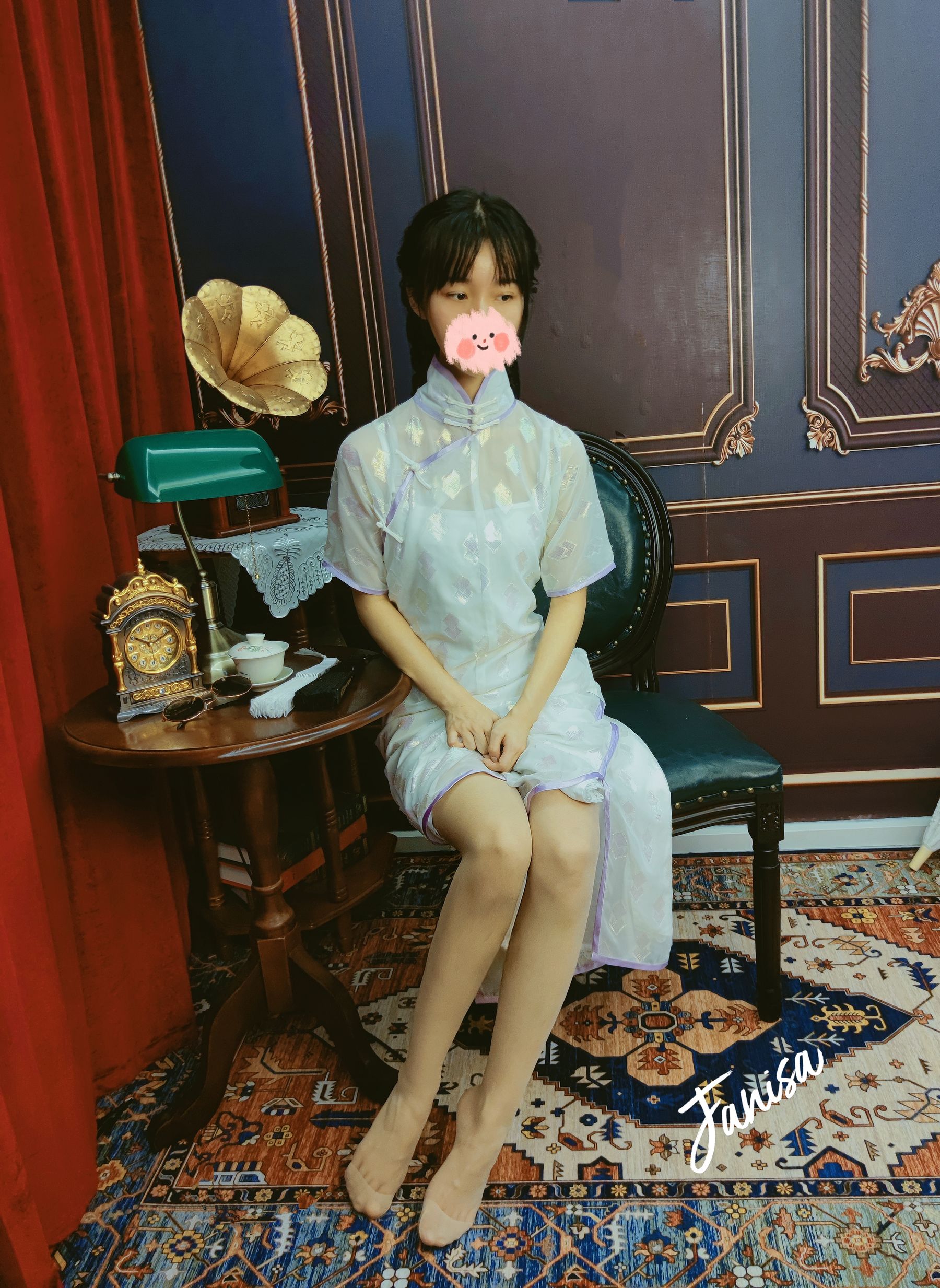 Janisa – 民国女学生 [21P] - 秀人网免费无水印在线套图写真