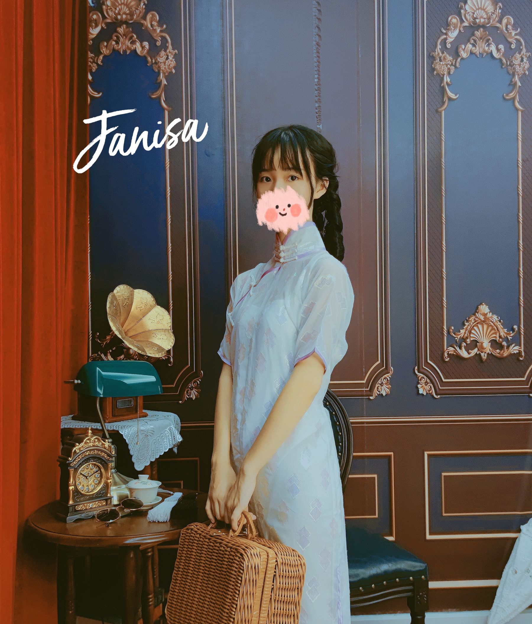 Janisa – 民国女学生 [21P] - 秀人网免费无水印在线套图写真
