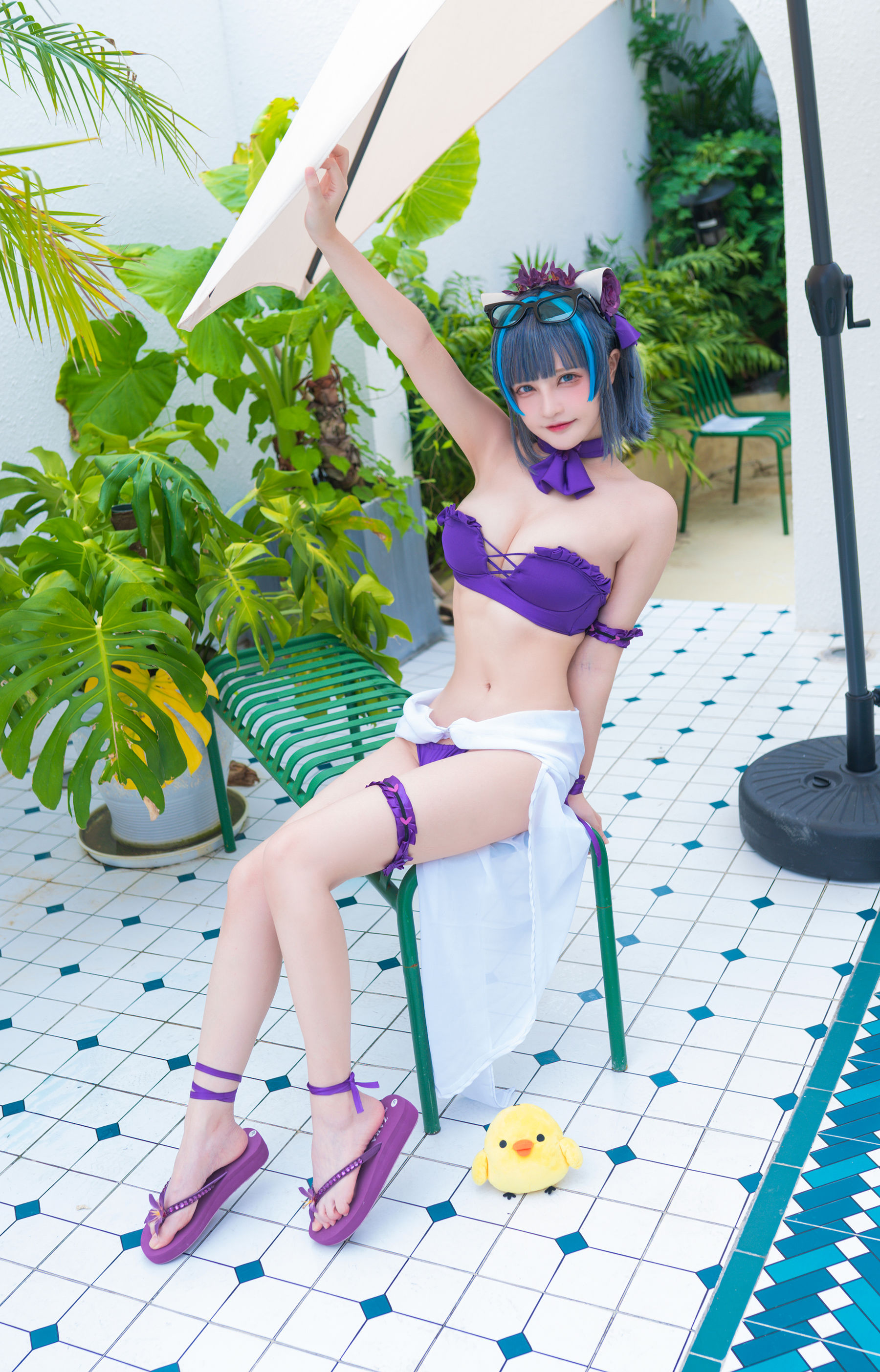 千夜未来（Senya Miku）- 柴郡电子 [32P] - 秀人网免费无水印在线套图写真