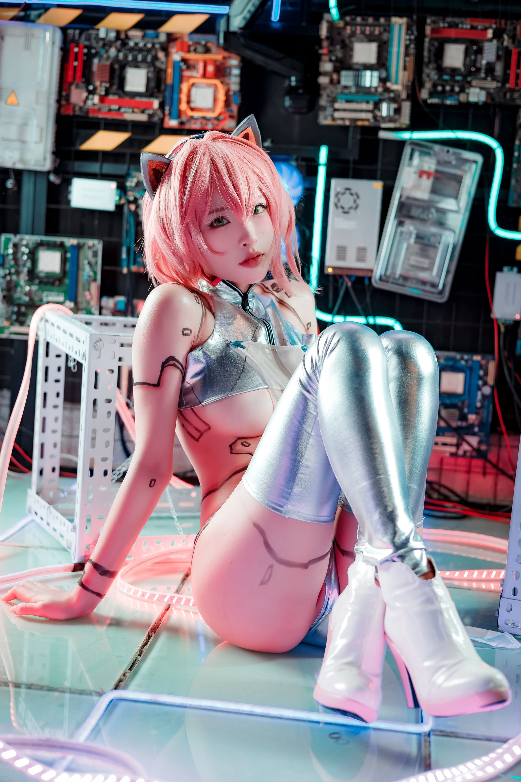 尤物清水由乃 – 泰丝机娘 [32P] - 秀人网免费无水印在线套图写真