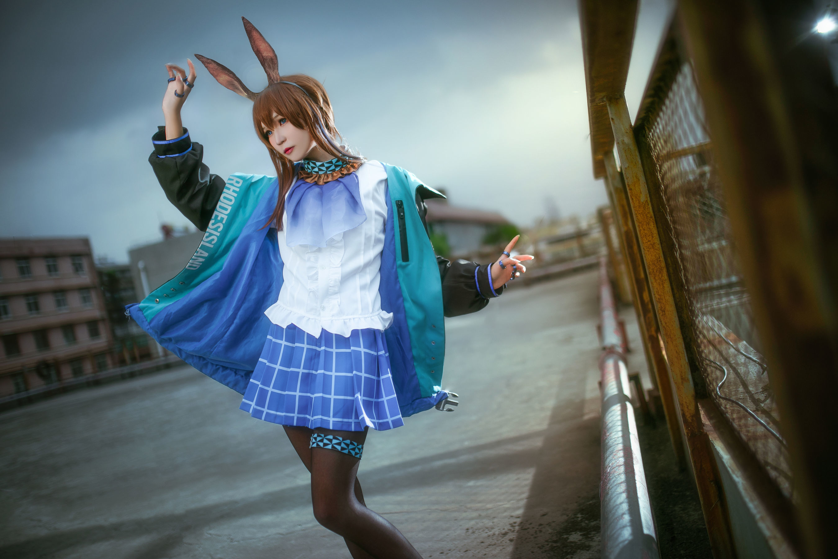 动漫博主北之北 – 明日方舟 阿米娅 [9P] - 秀人网免费无水印在线套图写真