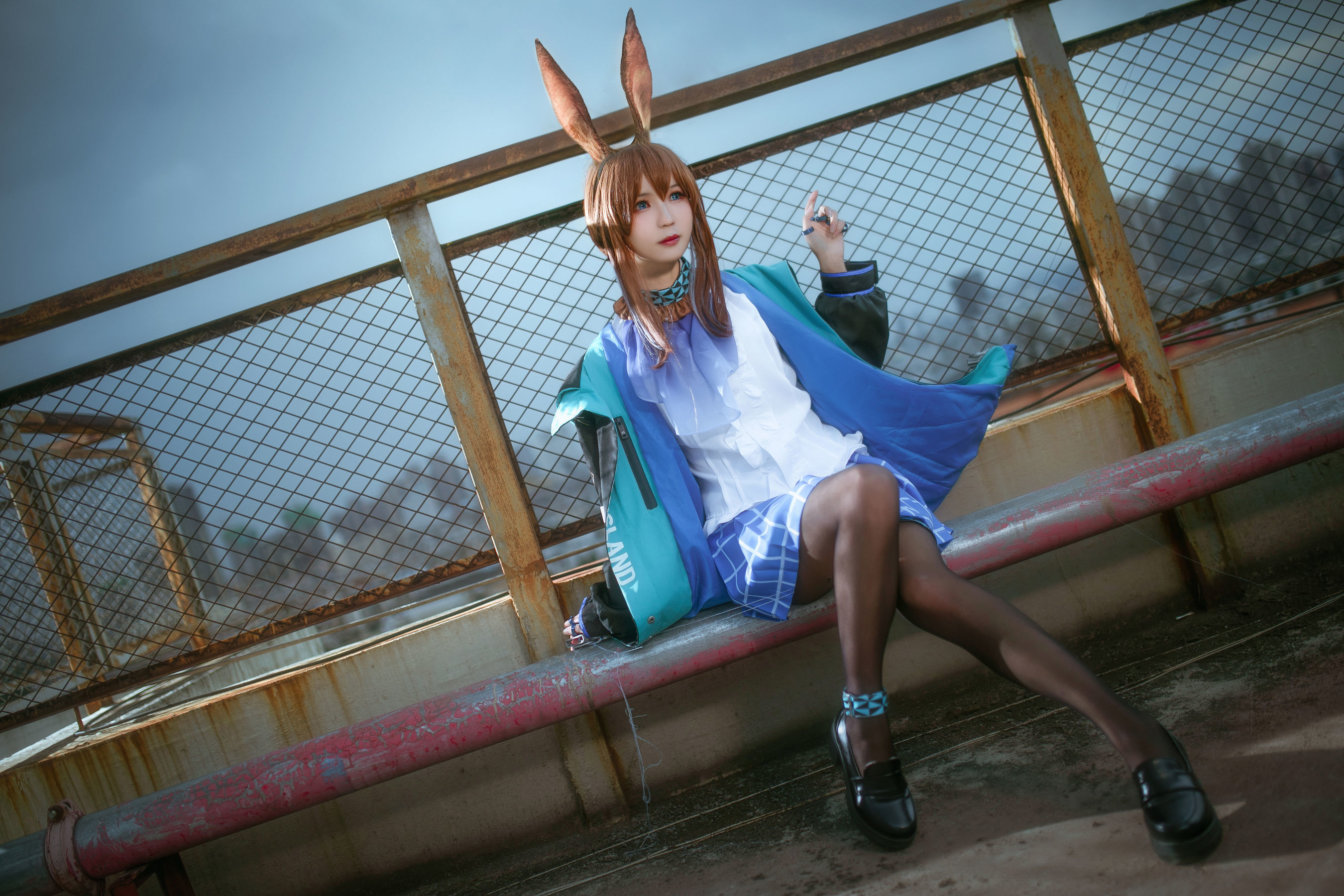 动漫博主北之北 – 明日方舟 阿米娅 [9P] - 秀人网免费无水印在线套图写真